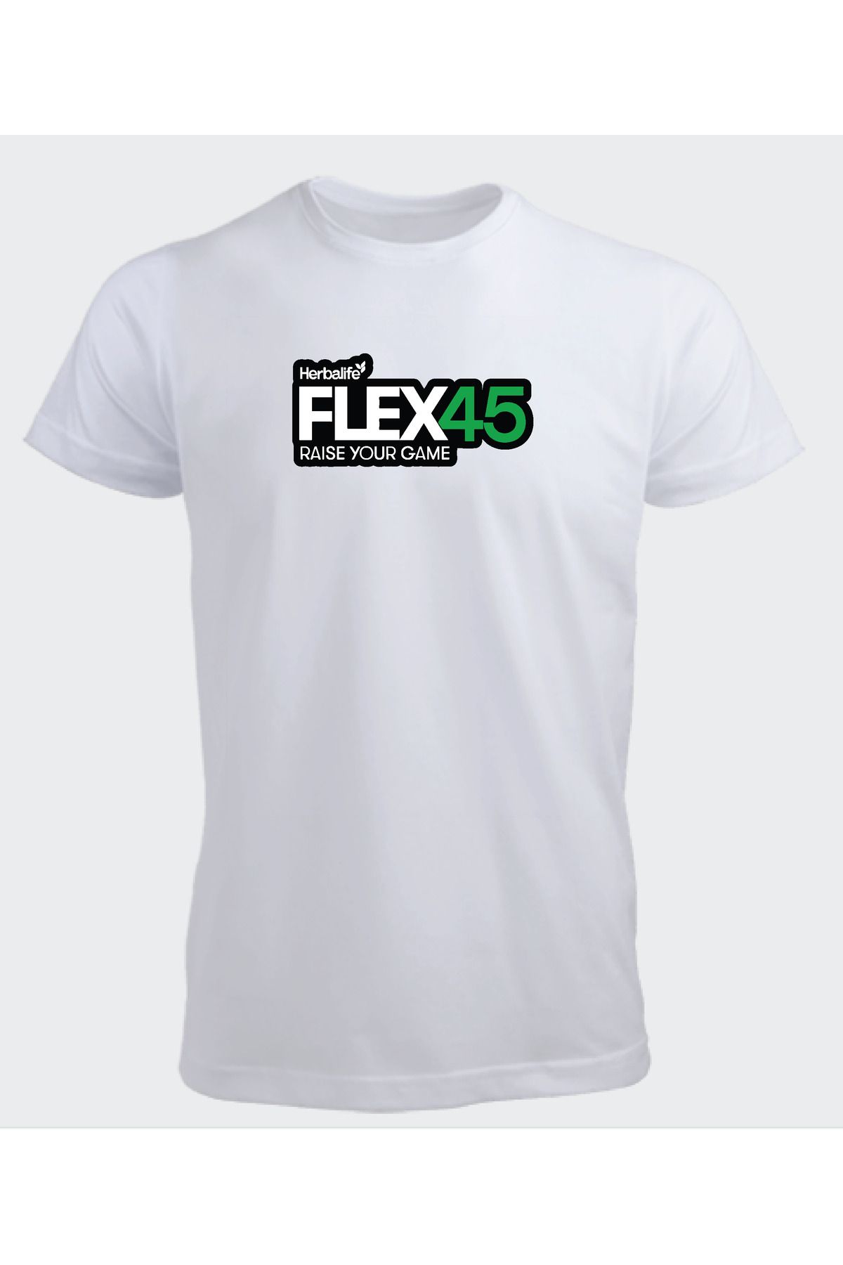 Elit Baskı HERBAL TSHİRT BEYAZ DRİ FİT FLEX45