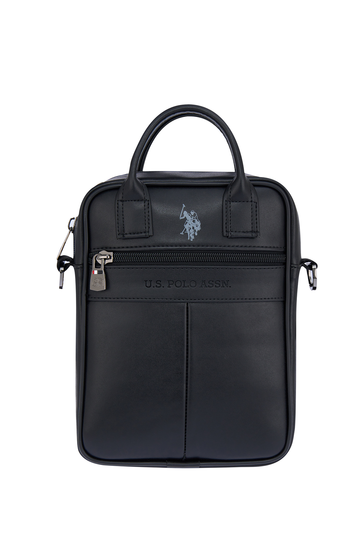 U.S. Polo Assn.  US Polo Assn25028-25031 Erkek El Çantası Omuz Çantası Postacı Çantası SİYAH - Görsel 3