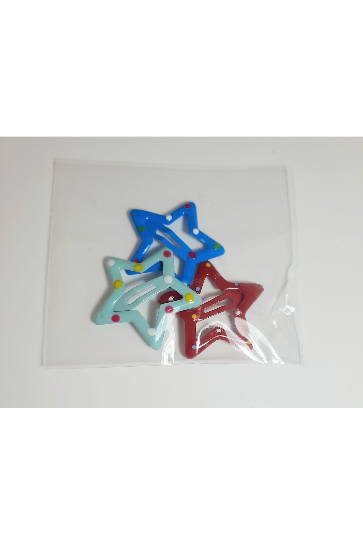 Helys Accessories Yıldız Desenli Çıt Çıt Toka