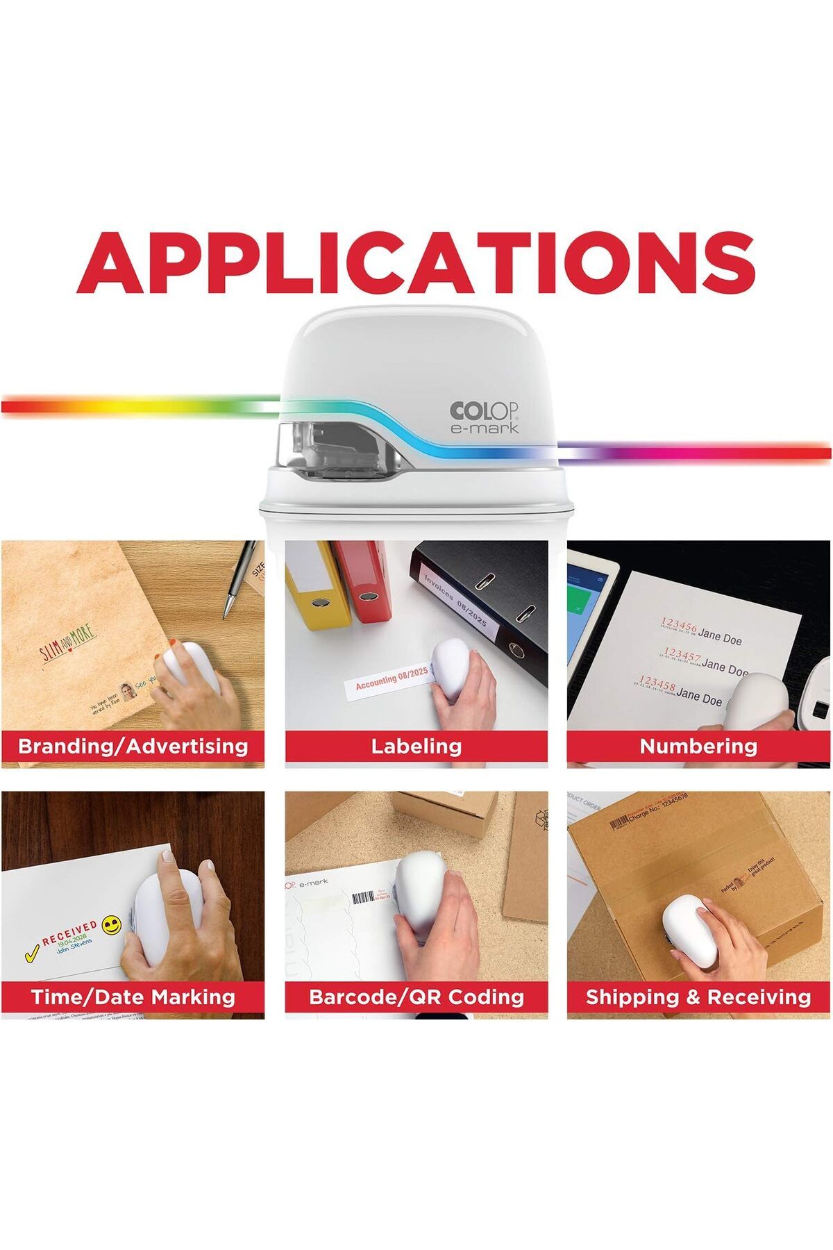 Colop-Electronic Marking Device / Multi-color Stamp / Digital Stamp / Mobile Printing Device by Colop 2