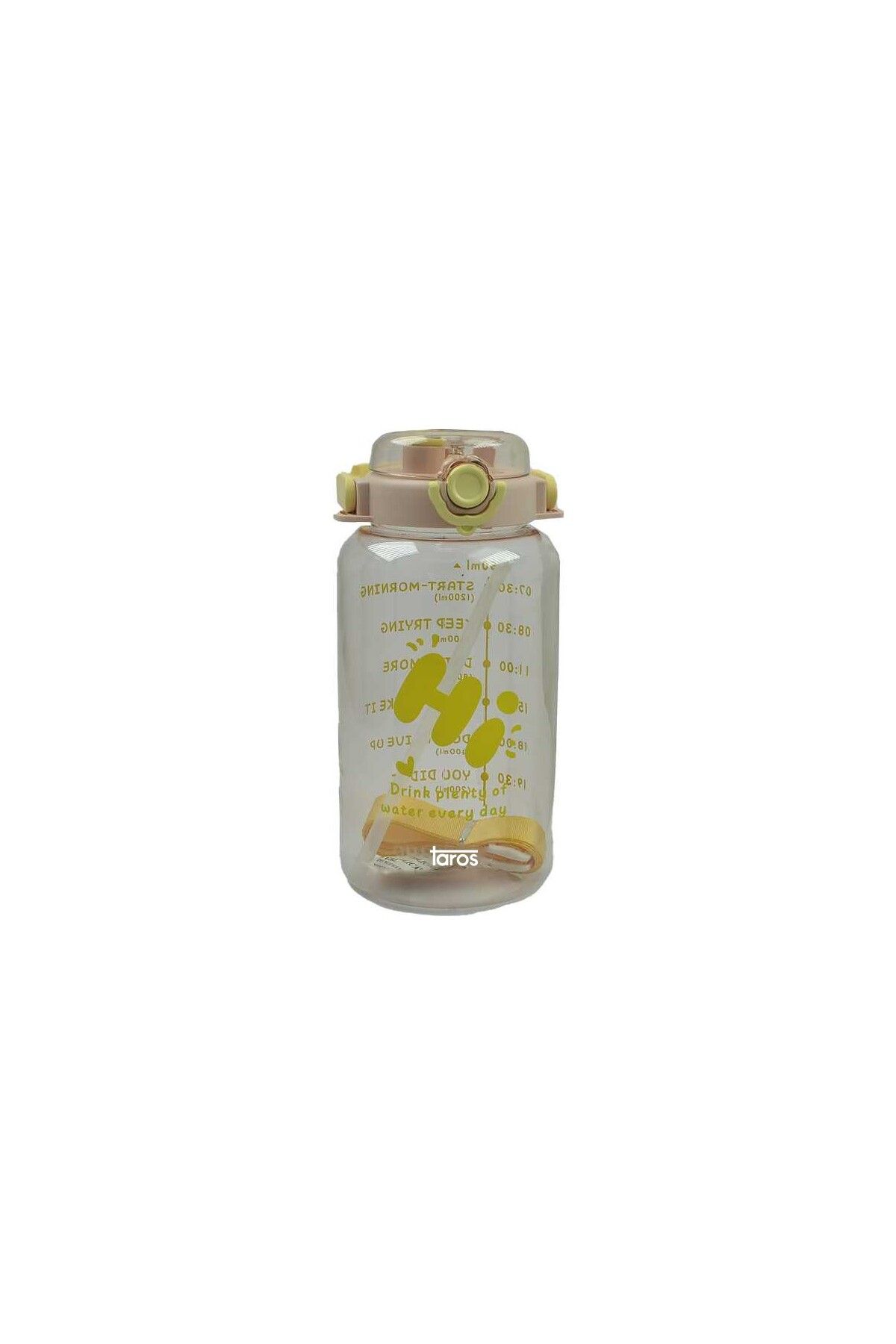 Taros Quokka Lıfemotto Şeffaf Matara 1650 Ml