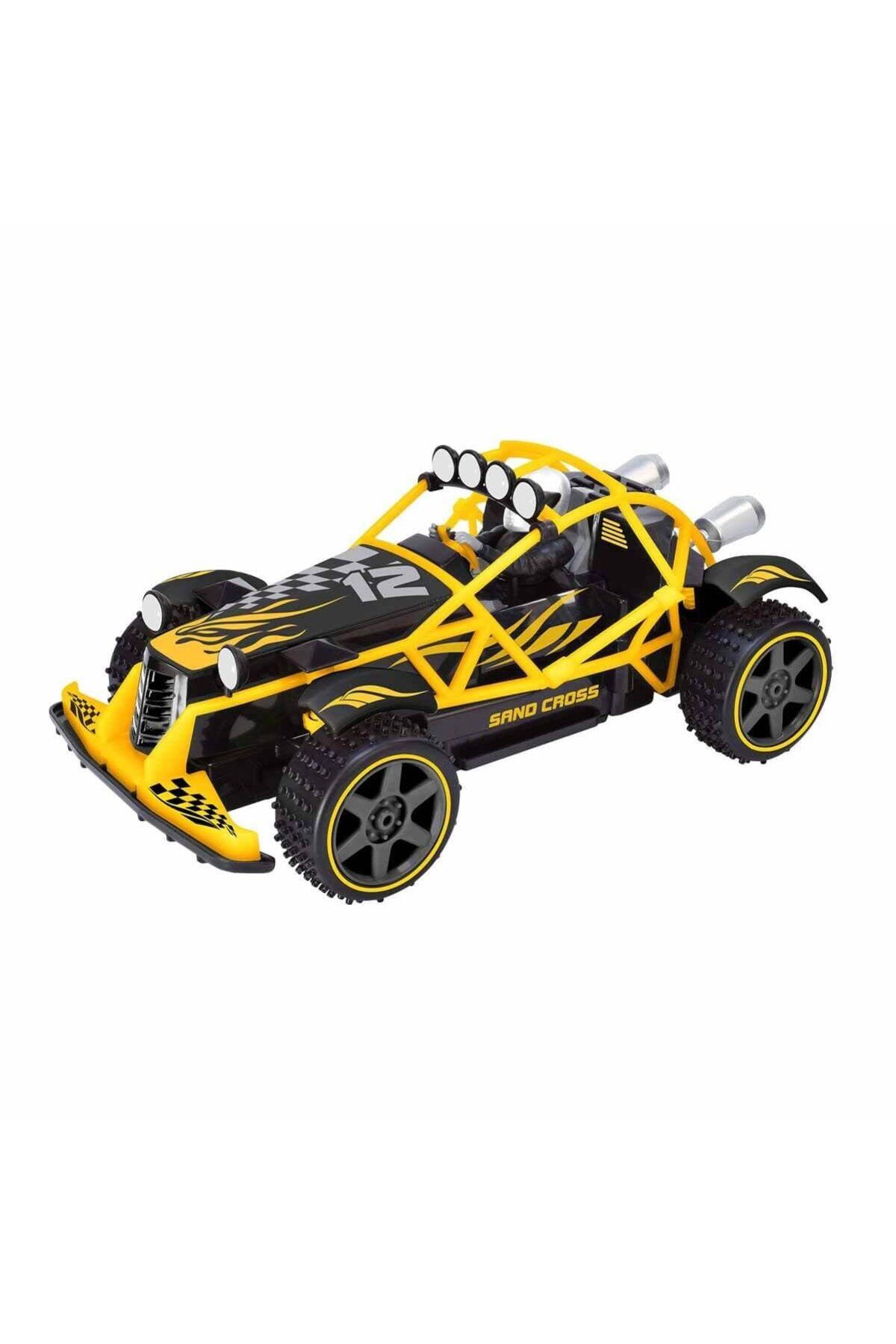Sunman 1:18 Buggy Karanlıkta Parlayan Uzaktan Kumandalı Araba 15199 Sarı