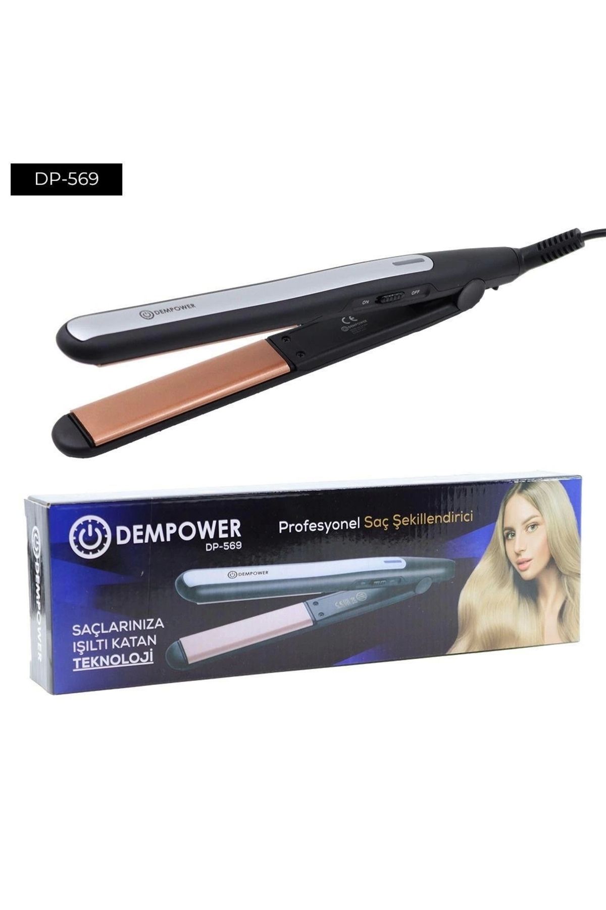 shopwave Dempower İnce Plaka Saç Düzleştirici