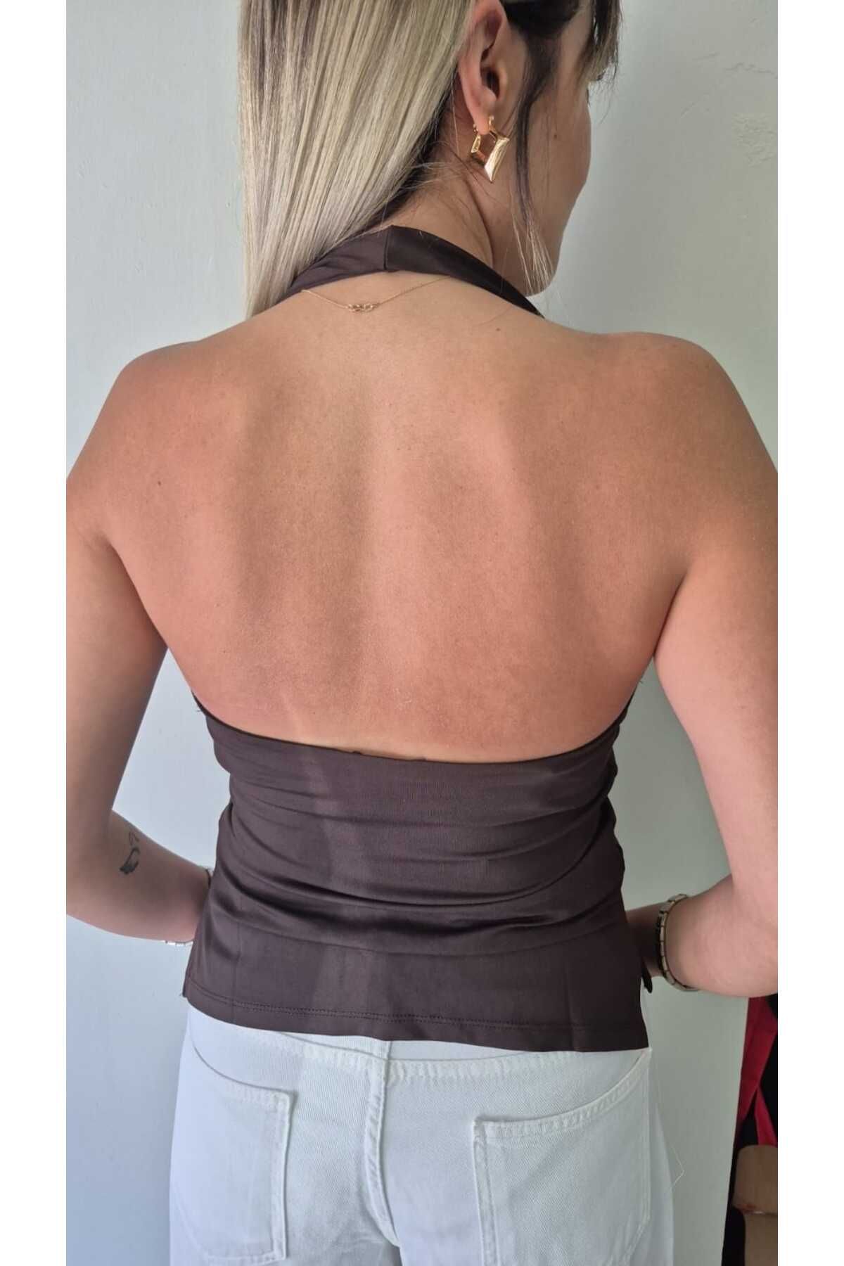 Distimi Halter Yaka Top