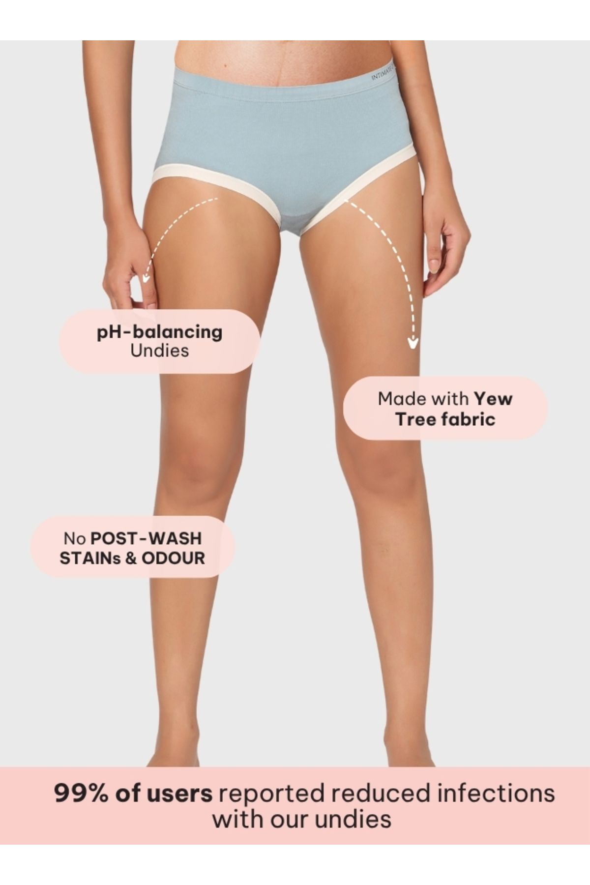 Intimate Queen-Yew Tree Bae Maternity Briefs – Silky Soft, Antibacterial Calm, Full-Coverage Comfort 3