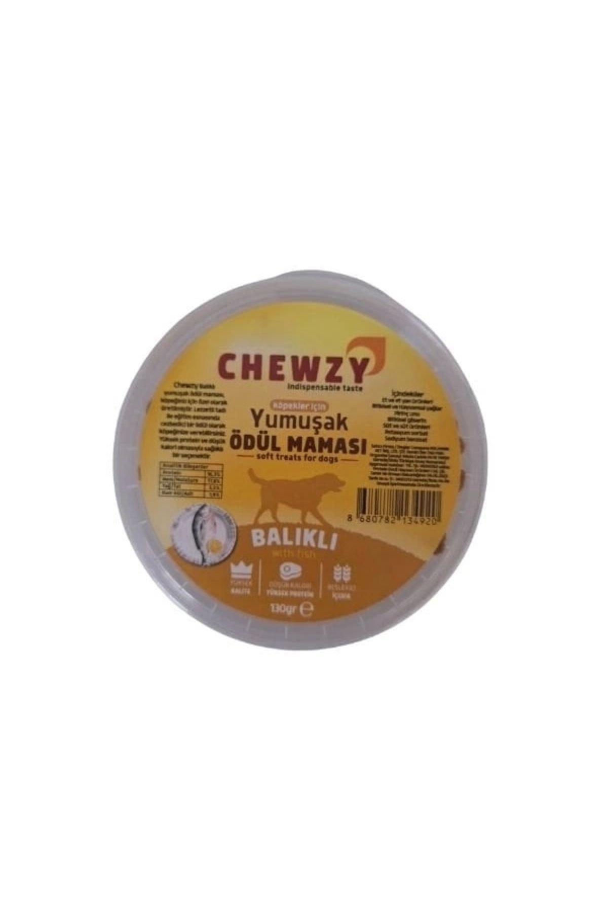 Generic Chewzy Balıklı Yumuşak Köpek Ödül Maması 130Gr