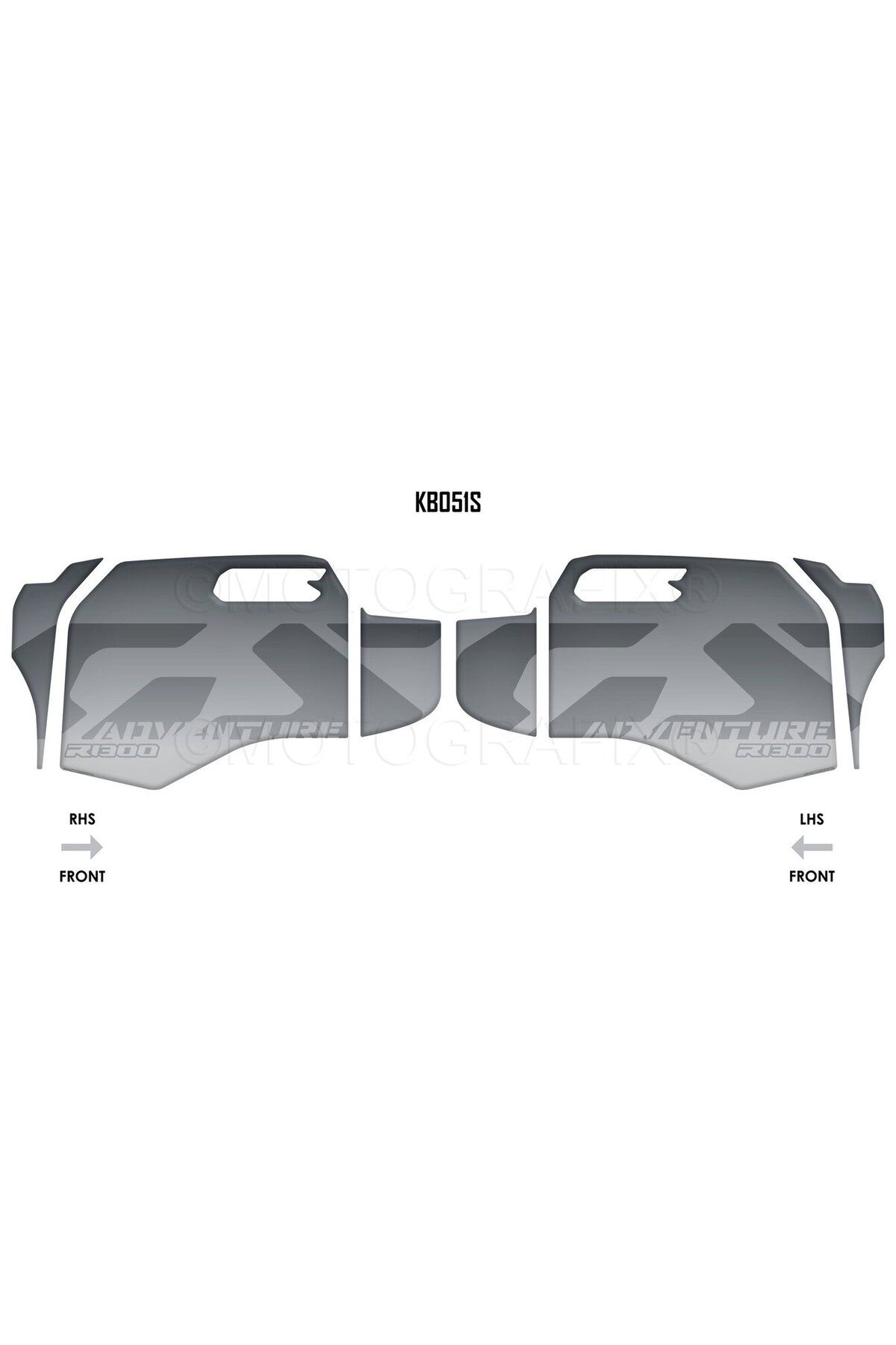 motografix Tank - Knee Pad BMW R1300GS Adventure Trophy 2024-2025