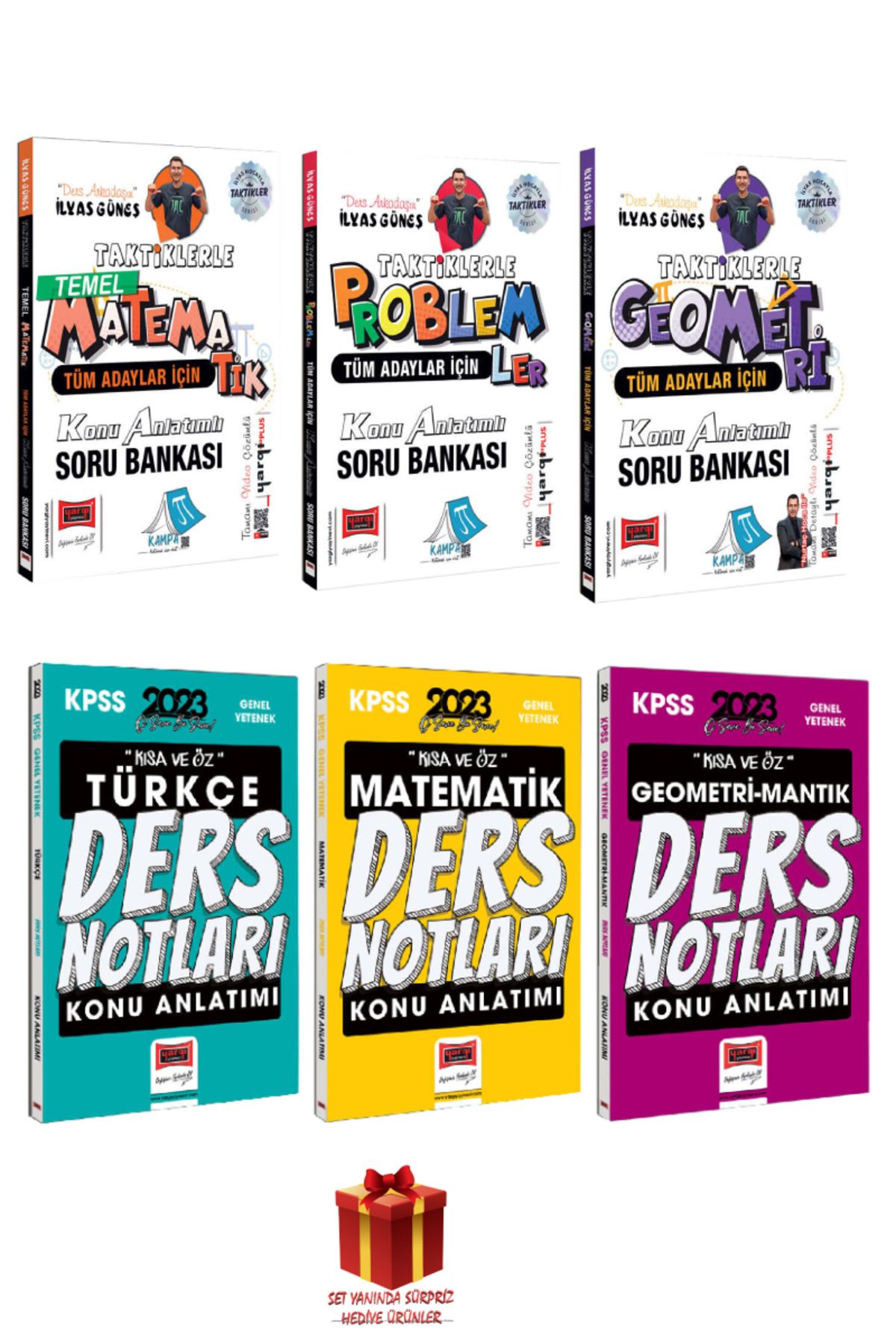 Yargı Yayınları 2025 Yargı İlyas Güneş Taktiklerle Matematik Problemler Geometri Konu Anlatım Soru Bankası+Notlar