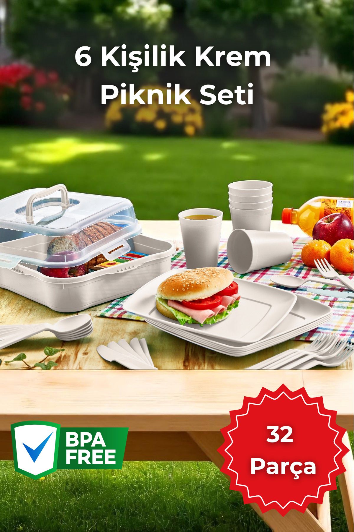 Sevinse Home 6 Kişilik Magic Piknik Seti