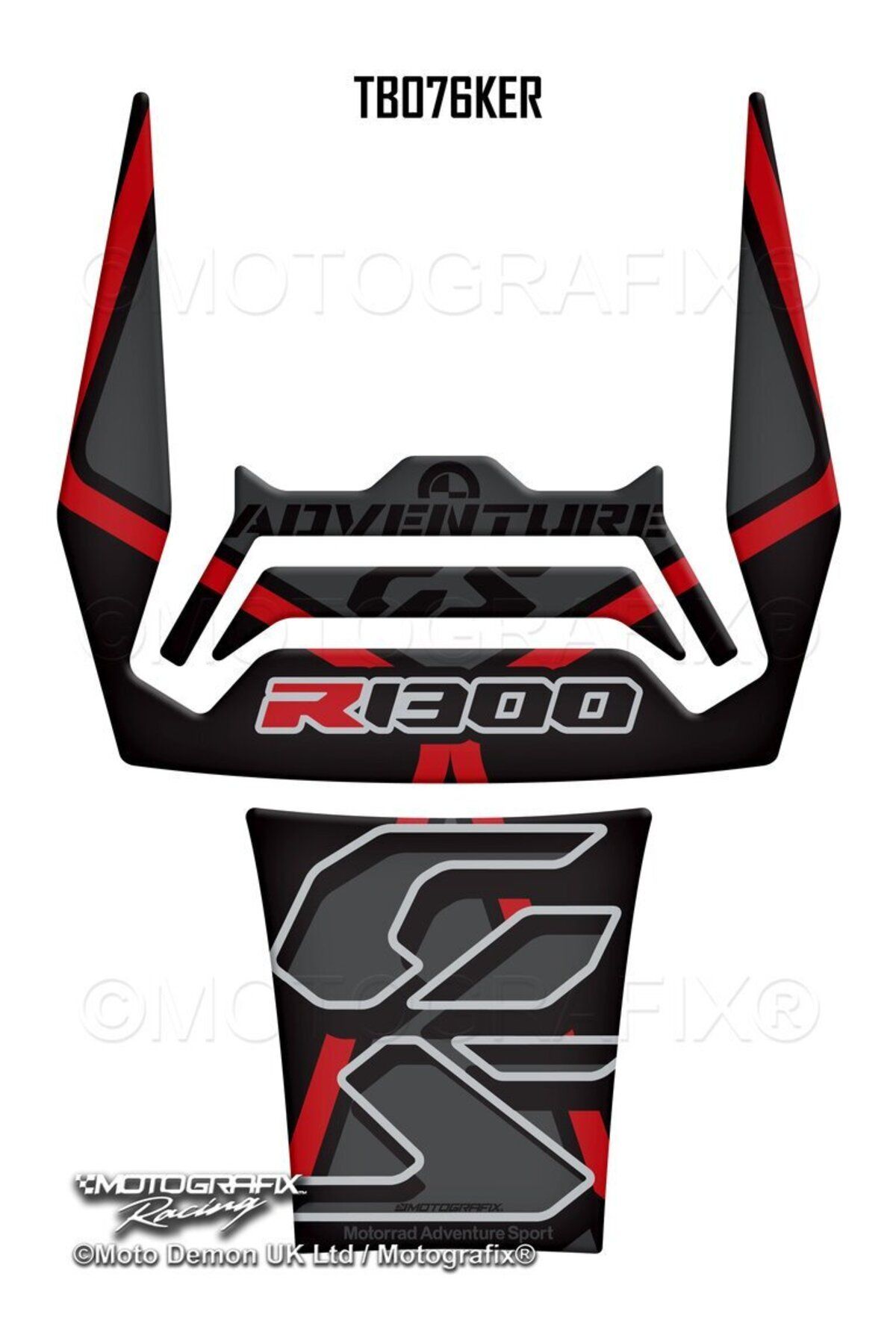 motografix Tank Pad BMW R1300GS Adventure Trophy 2024-2025