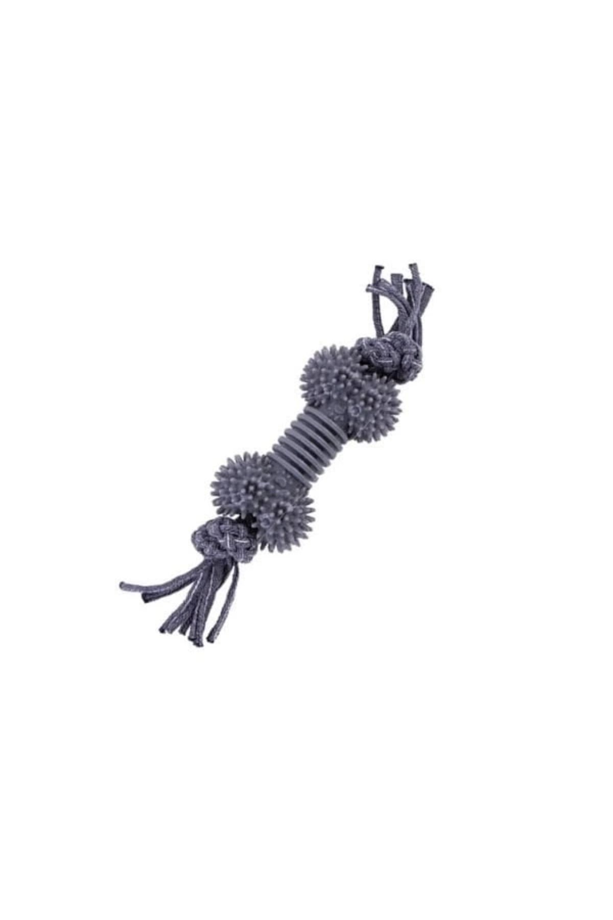 Generic Eastland Kemik Şeklinde İpli Plastik Köpek Çiğneme Oyuncağı 30 Cm