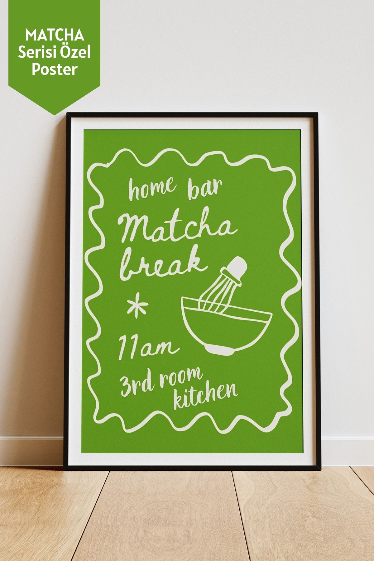 Mim and More Luminara Studio x Home Bar Matcha Break 11am 3rd Room Kitchen Poster