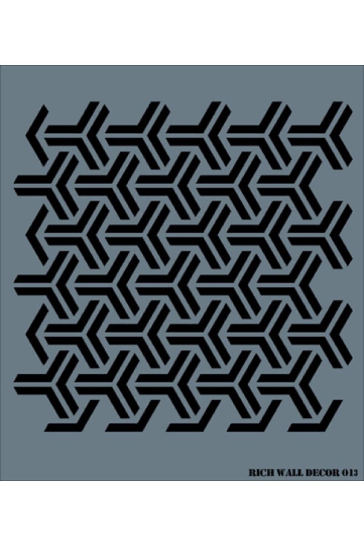 Rich STENCIL WALL DECOR SERİ - 013