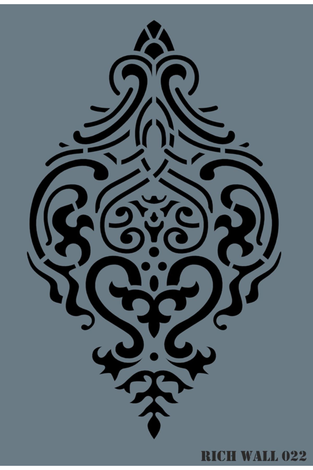 Rich STENCIL WALL DECOR SERİ - 022