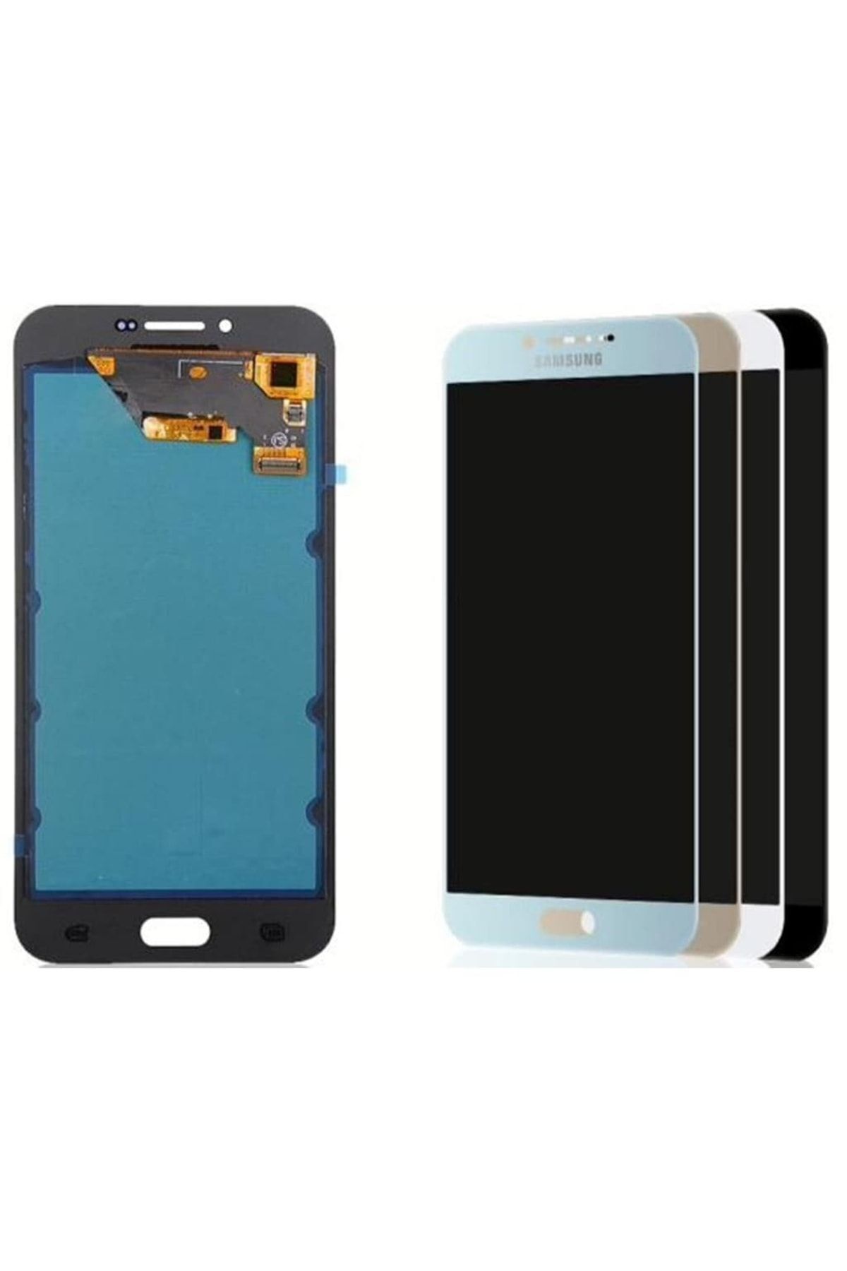 ErCorp Samsung Galaxy A8 2016 SM-A810 Uyumlu Lcd Ekran Beyaz