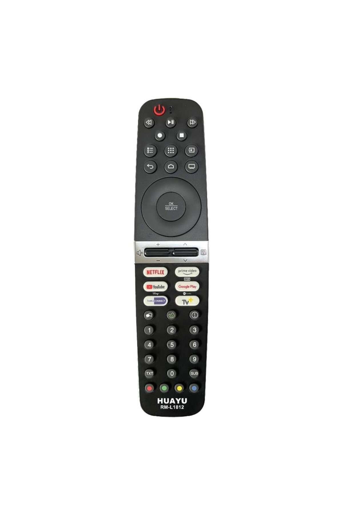 Turn Arçelik-Beko-Grundıg Android LedTv Kumandası-Netflix tuşlu RM-L1812 ses komutsuz