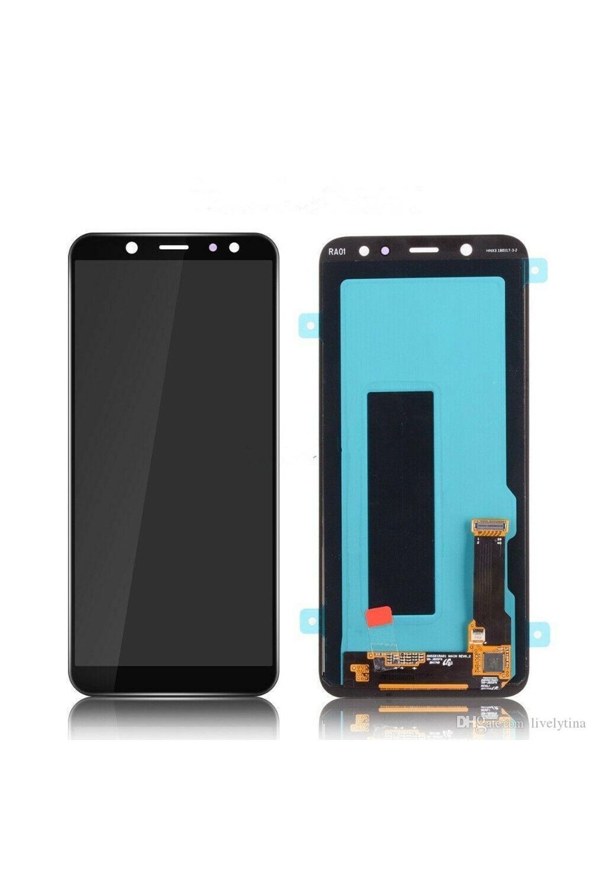 ErCorp Samsung Galaxy A6 SM-A600 Uyumlu Lcd Ekran Siyah