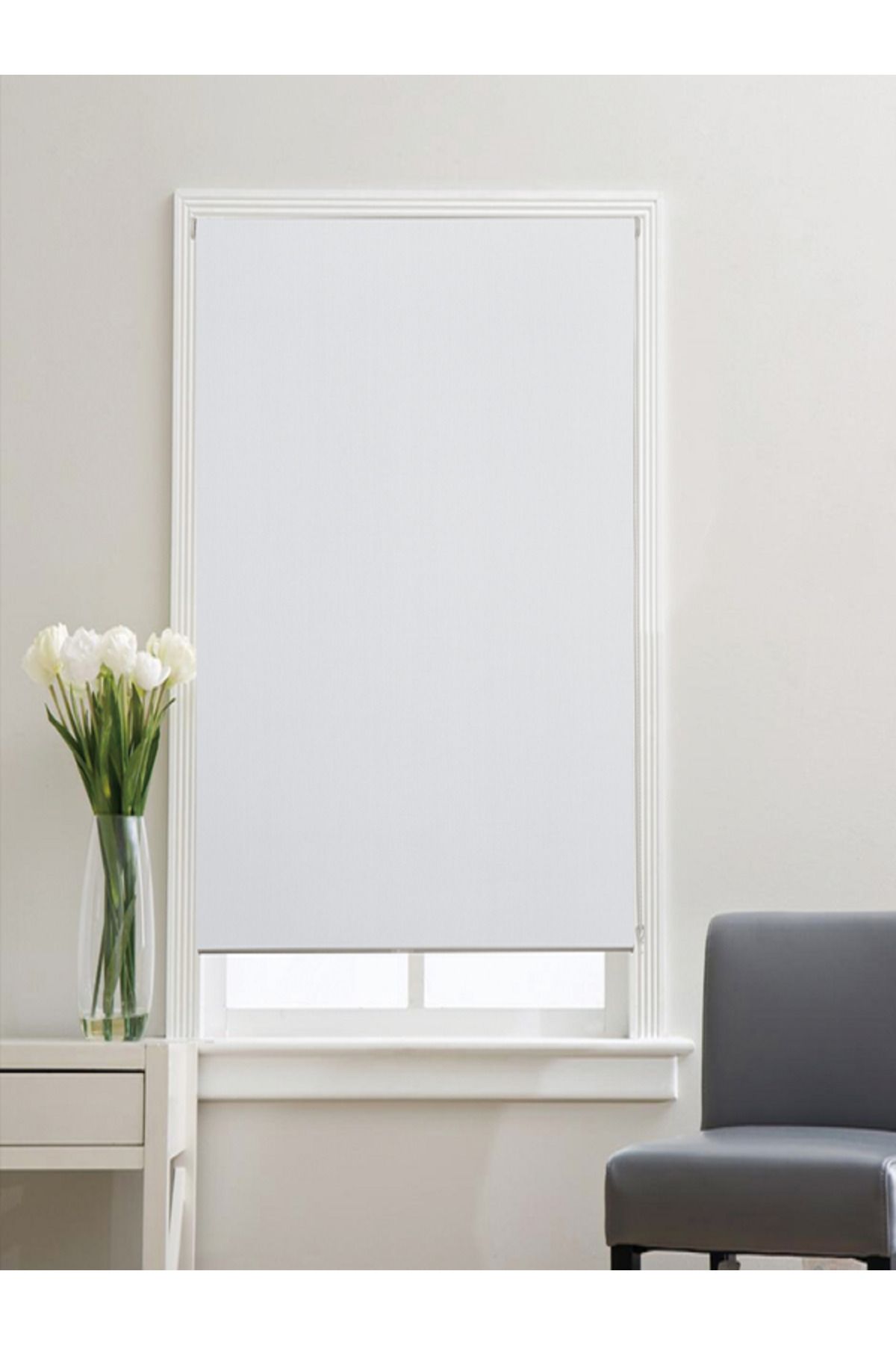 micasa-Sunscreen Rectangular Shaped Window Roller Blinds 1