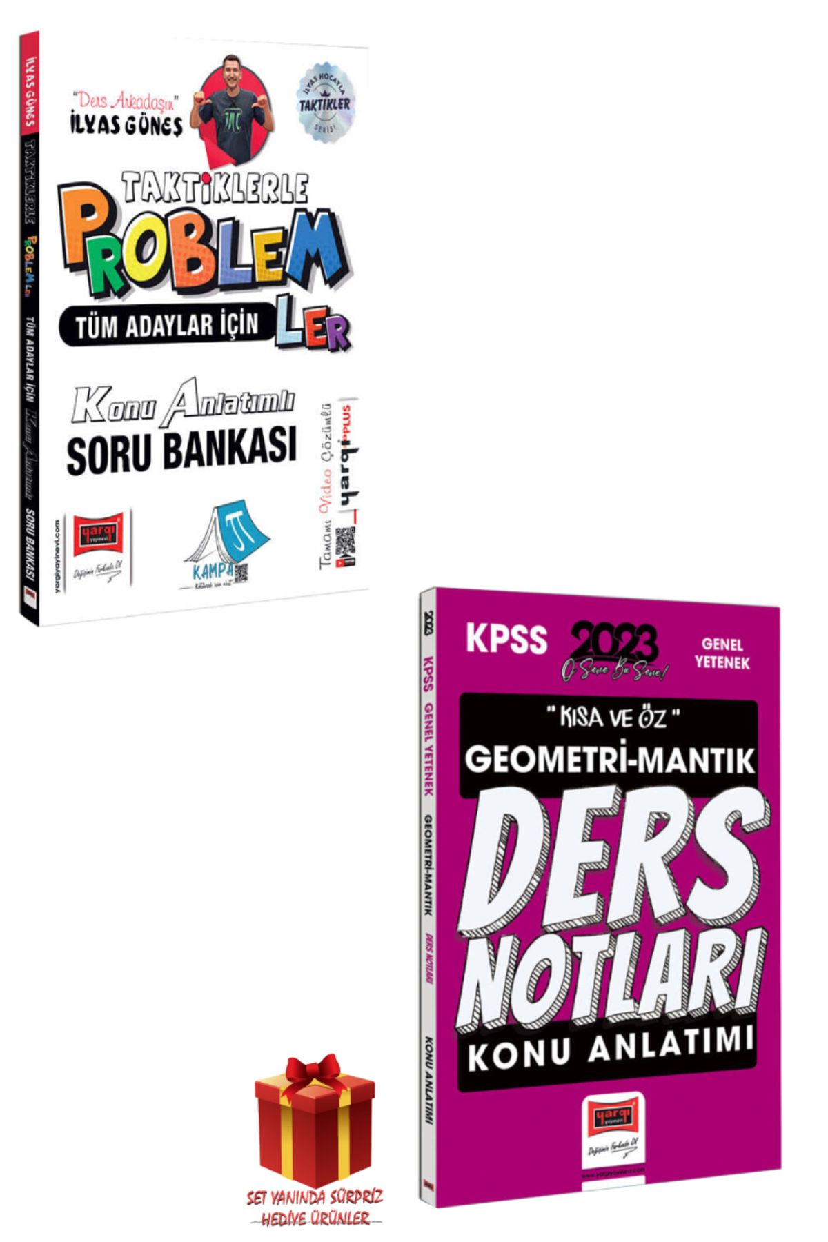 Yargı Yayınları 2025 Yargı İlyas Güneş Taktiklerle Problemler Soru Bankası+Geometri Mantık Ders Notları