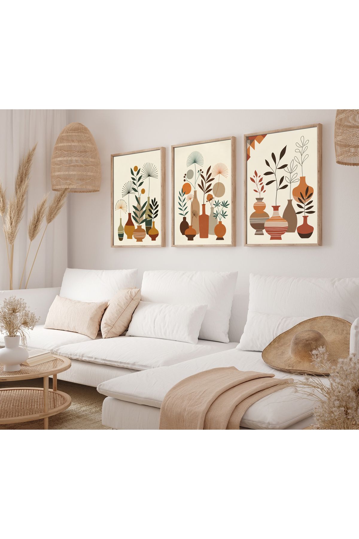 sames decoration Bohem tarzı minimalist vazolar - Tasarım tablo