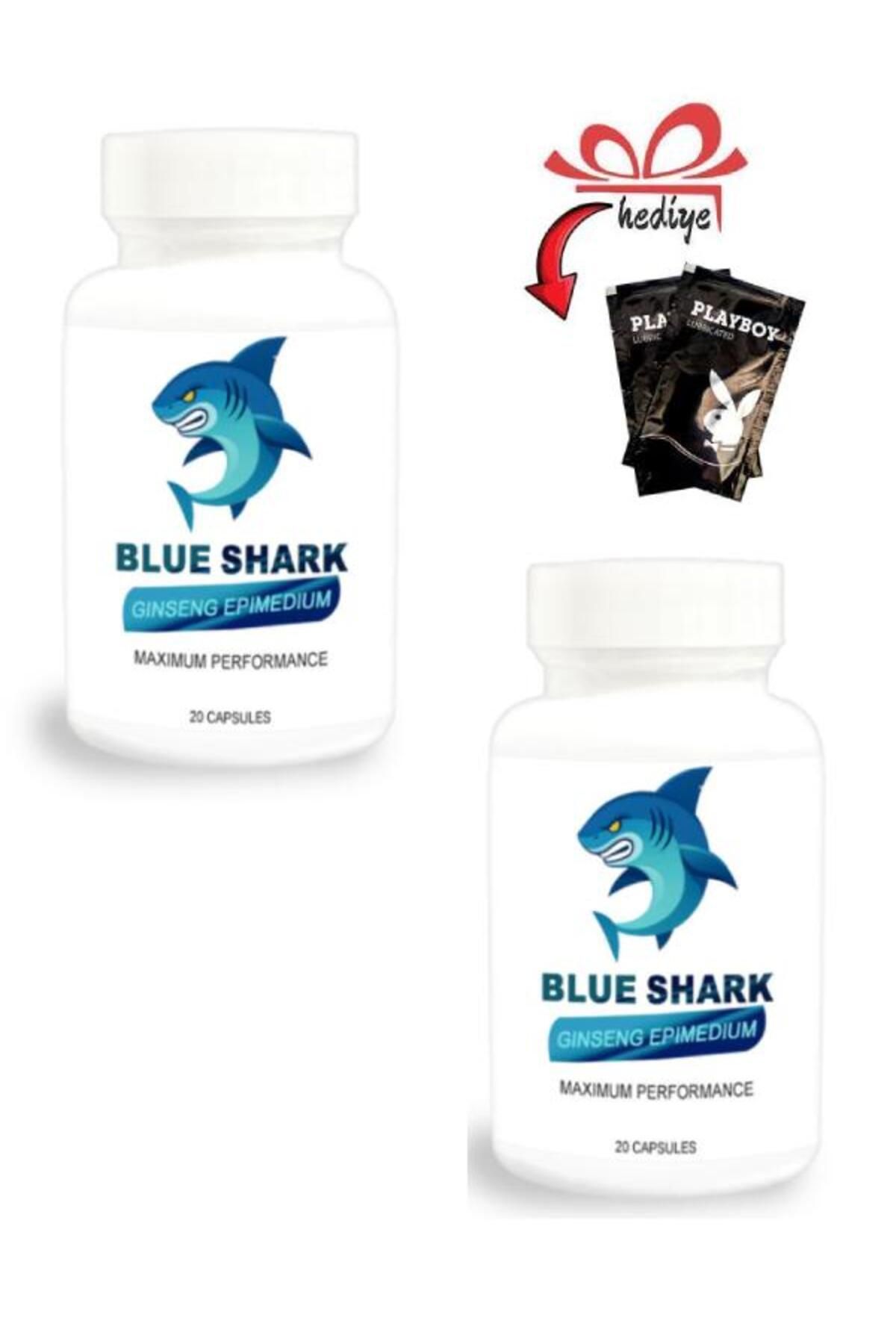 X-One Blue Shark Ginseng&Epimedium Erkekler İçin Performansina 20'li x 1 adet + Kayganlaştırıcıyla