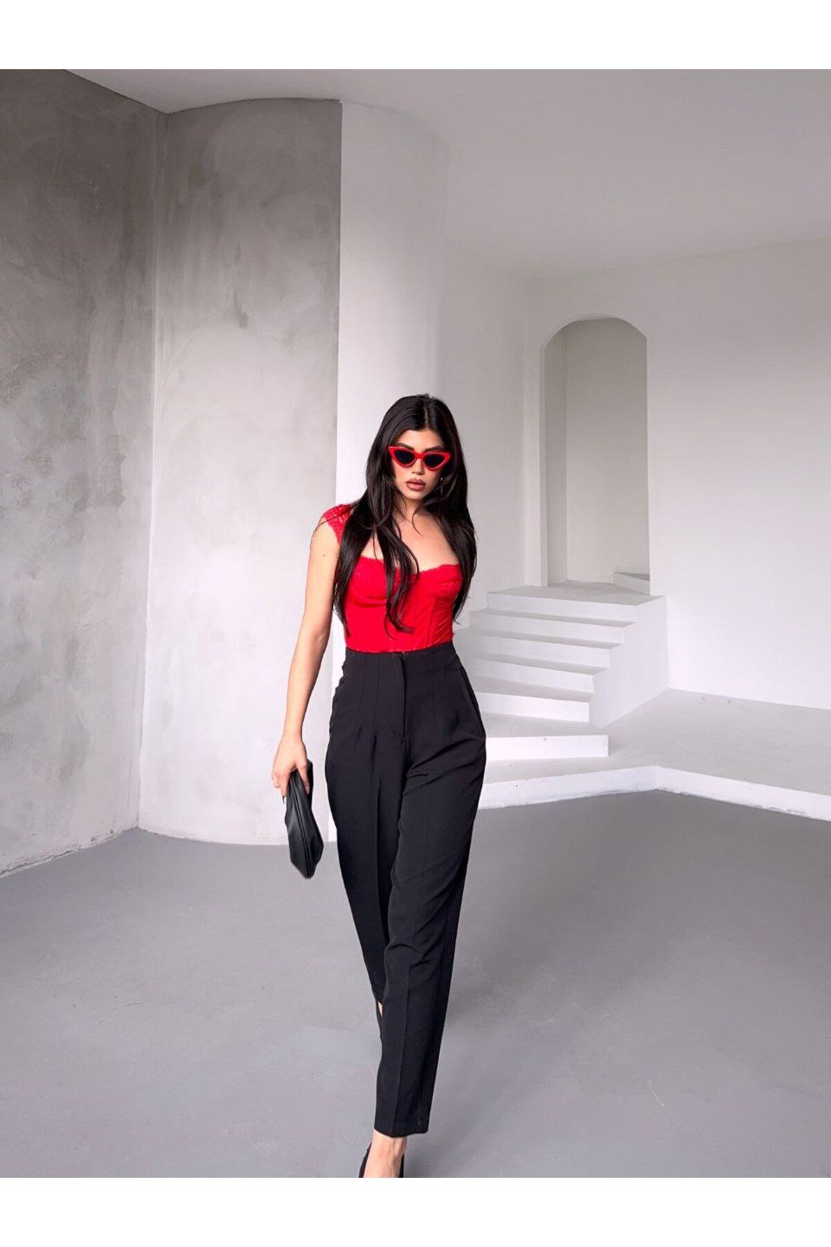 secretlace Trend Kadın Havuç Pantalon
