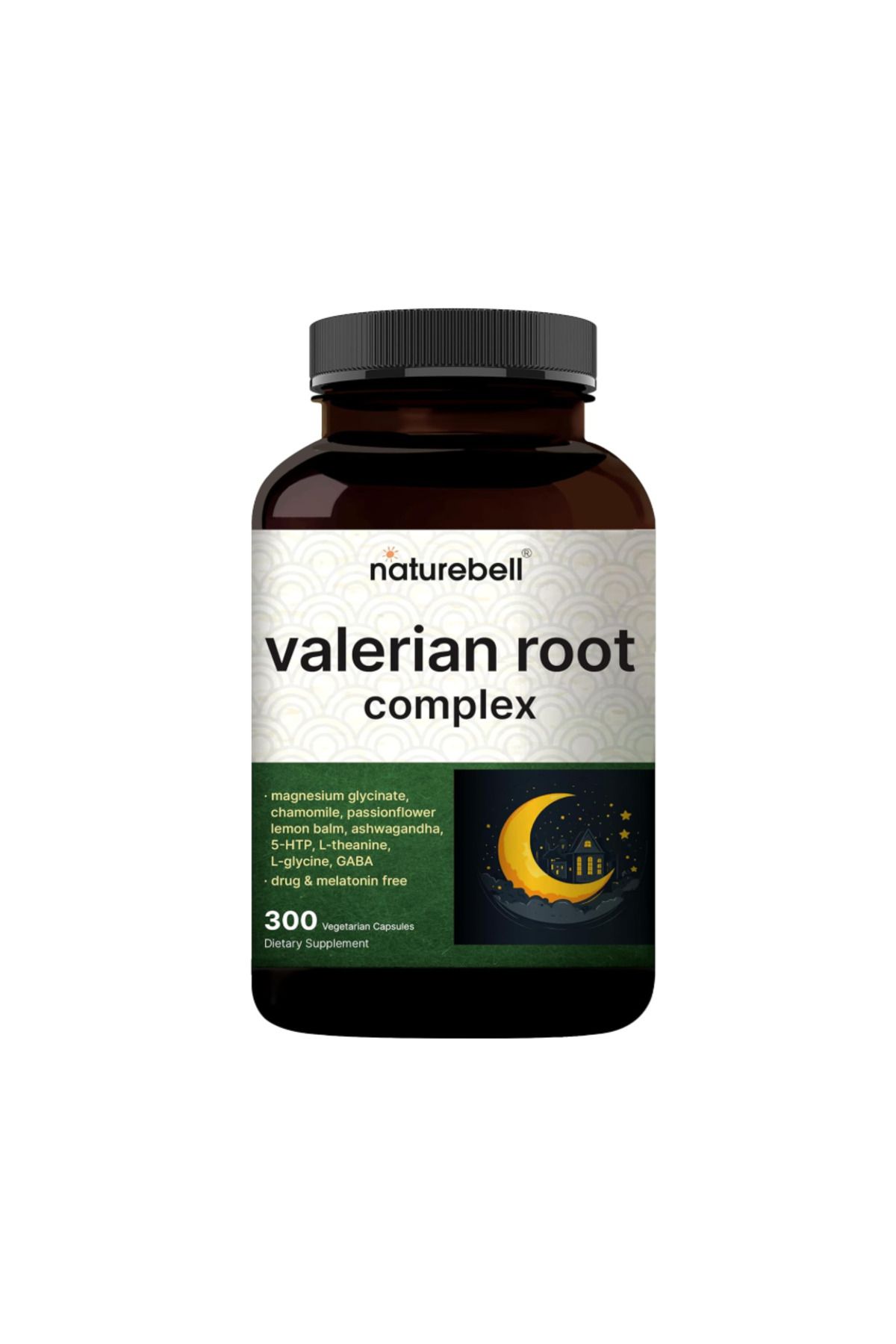 Naturebell , Valerian Root Complex 300 Veggie Capsules