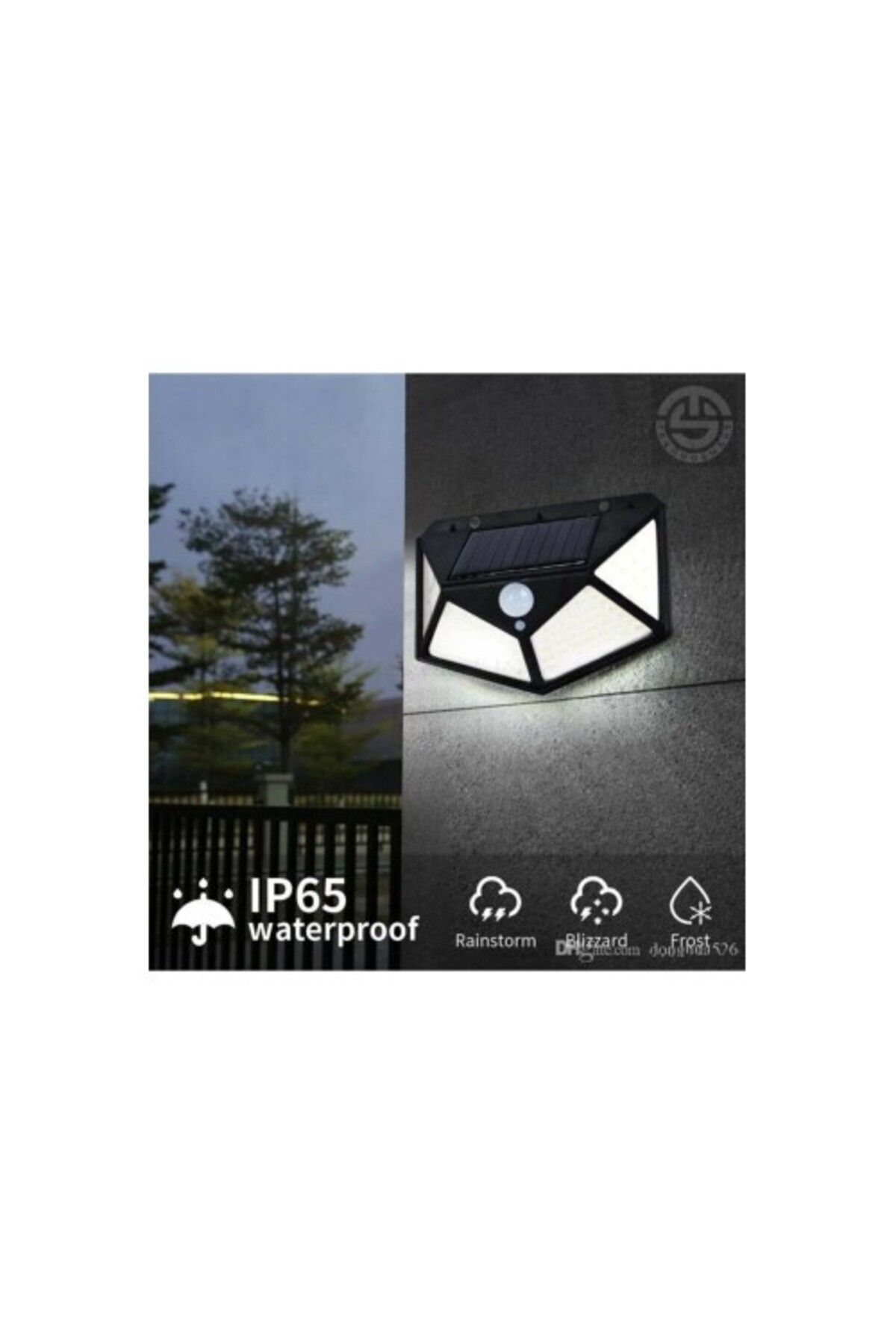 Modafiks Solar Bahçe Aydınlatma Lambası 100 Led