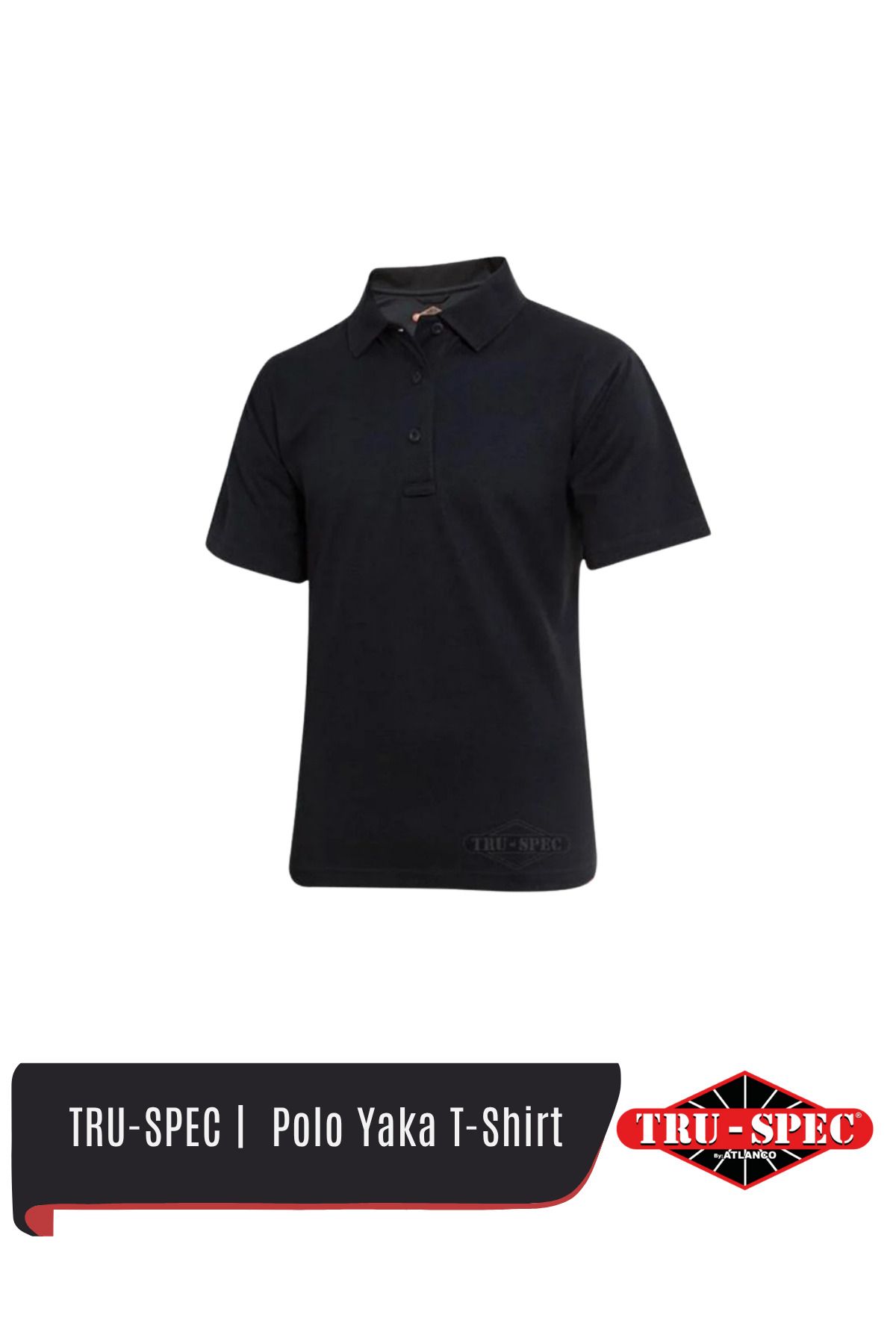 Tru-Spec 24-7 Series Erkek Polo Yaka T-Shirt | Siyah