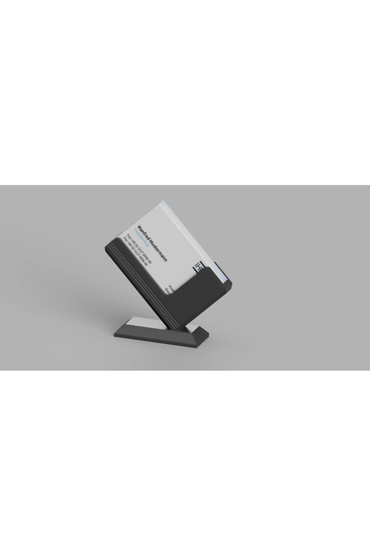 SLM Şık Masaüstü Kartvizitlik 3D
