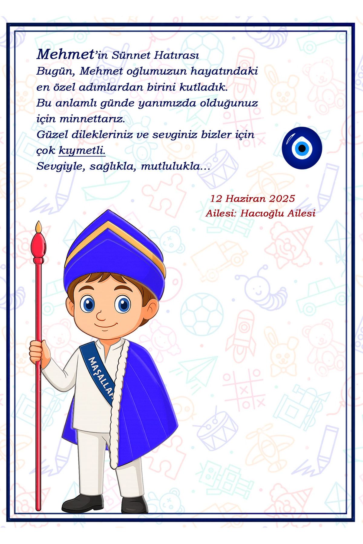 THE BIGGEST IMPACT 25 Adet Kişiye Özel Sünnet Hediyesi – Kına ve Magnetli Biblo - Sünnet Günü İçin Özel Hatıra Paketi