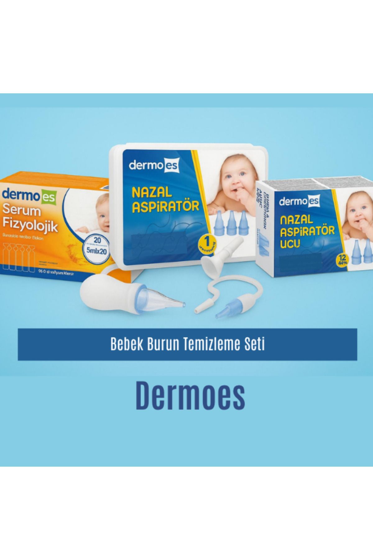 Dermoes Bebek Burun Temizleme Seti 3'lü