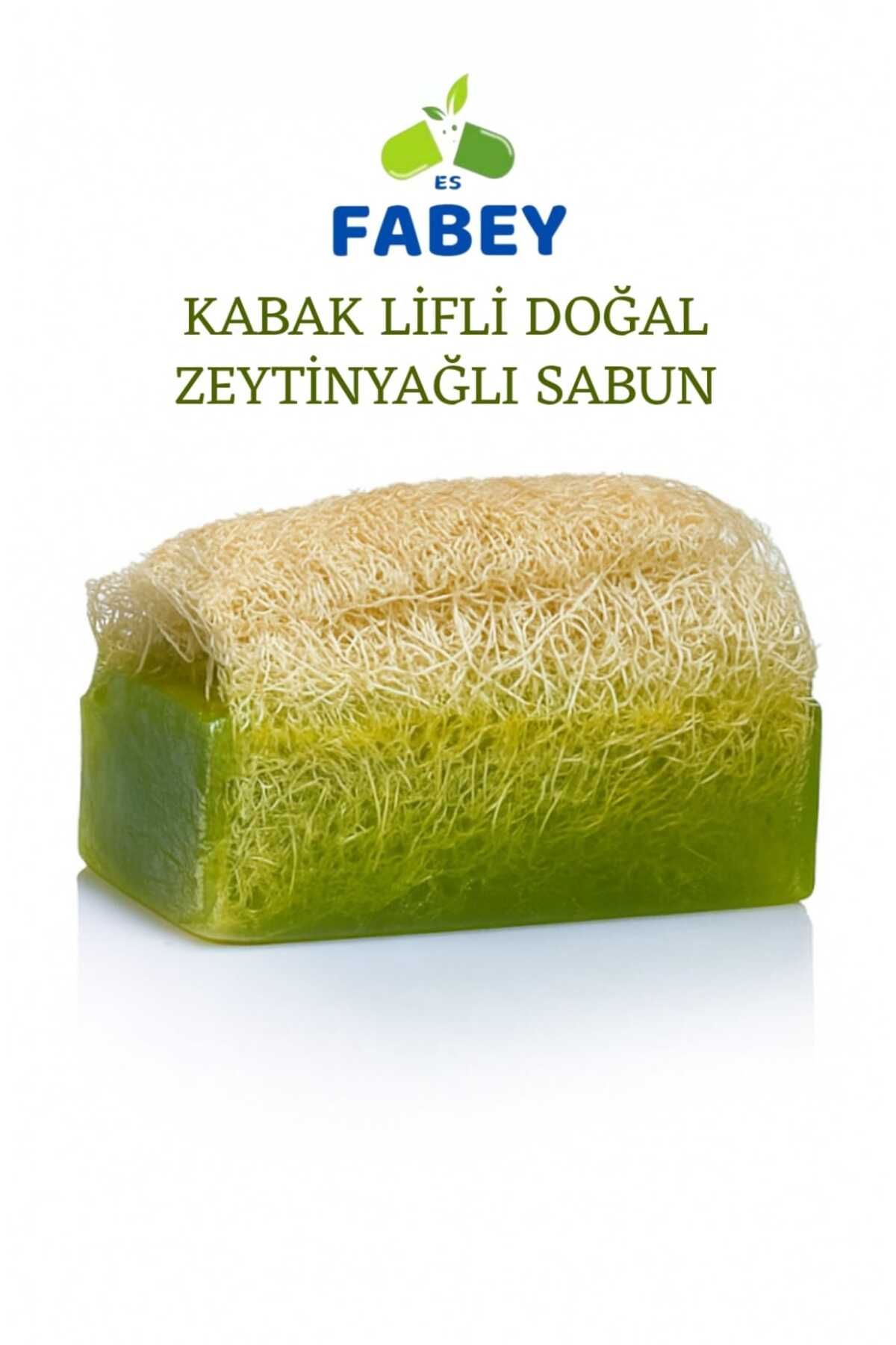 esfabey Kabak Lifli Doğal Zeytinyağlı Sabun 130gr