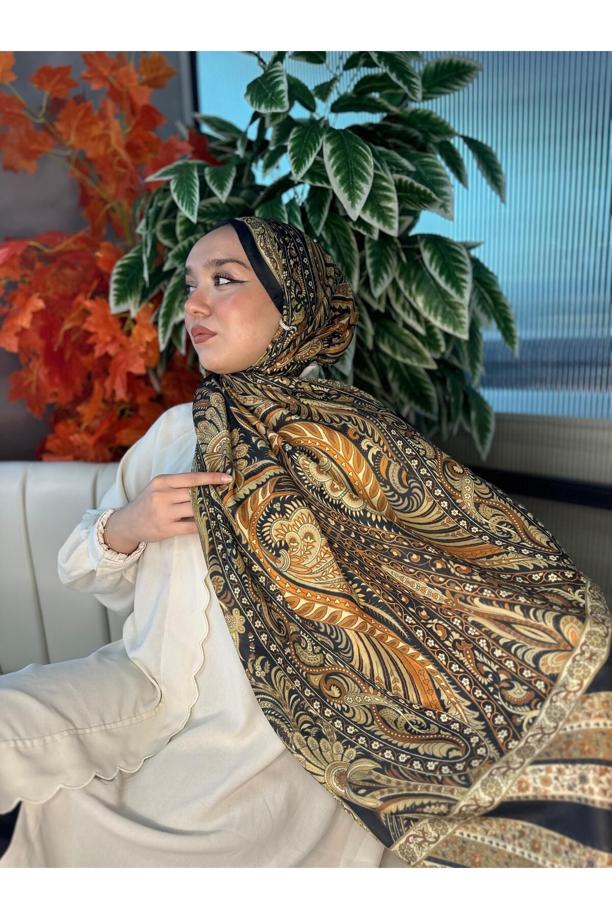 Oxygen Scarfs Etro Desen New Pamuk Soft Şal 23012