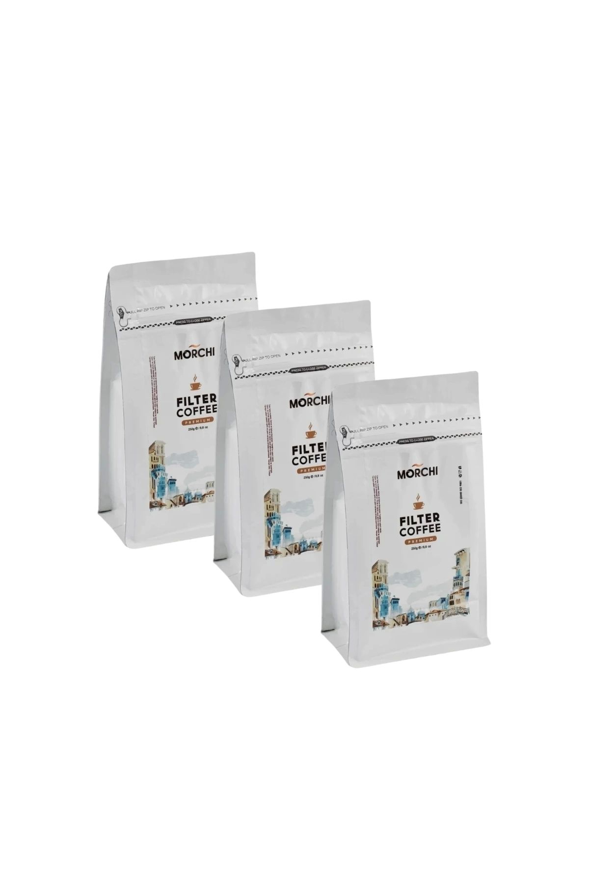 MORCHI Filtre Premıum 250 gr 3 Adet