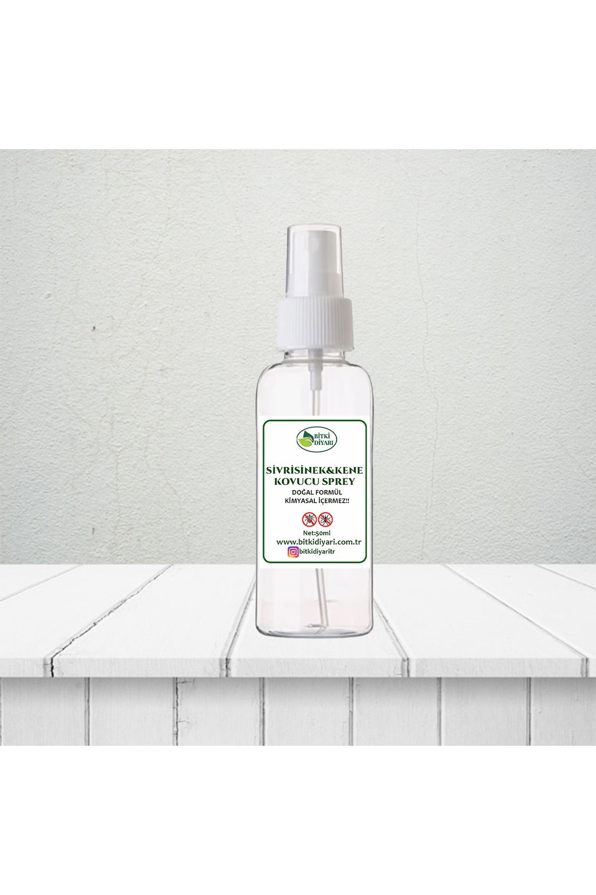 bitki diyarı Kene ve Sivrisinek Kovucu Sprey Doğal Formül 150ml