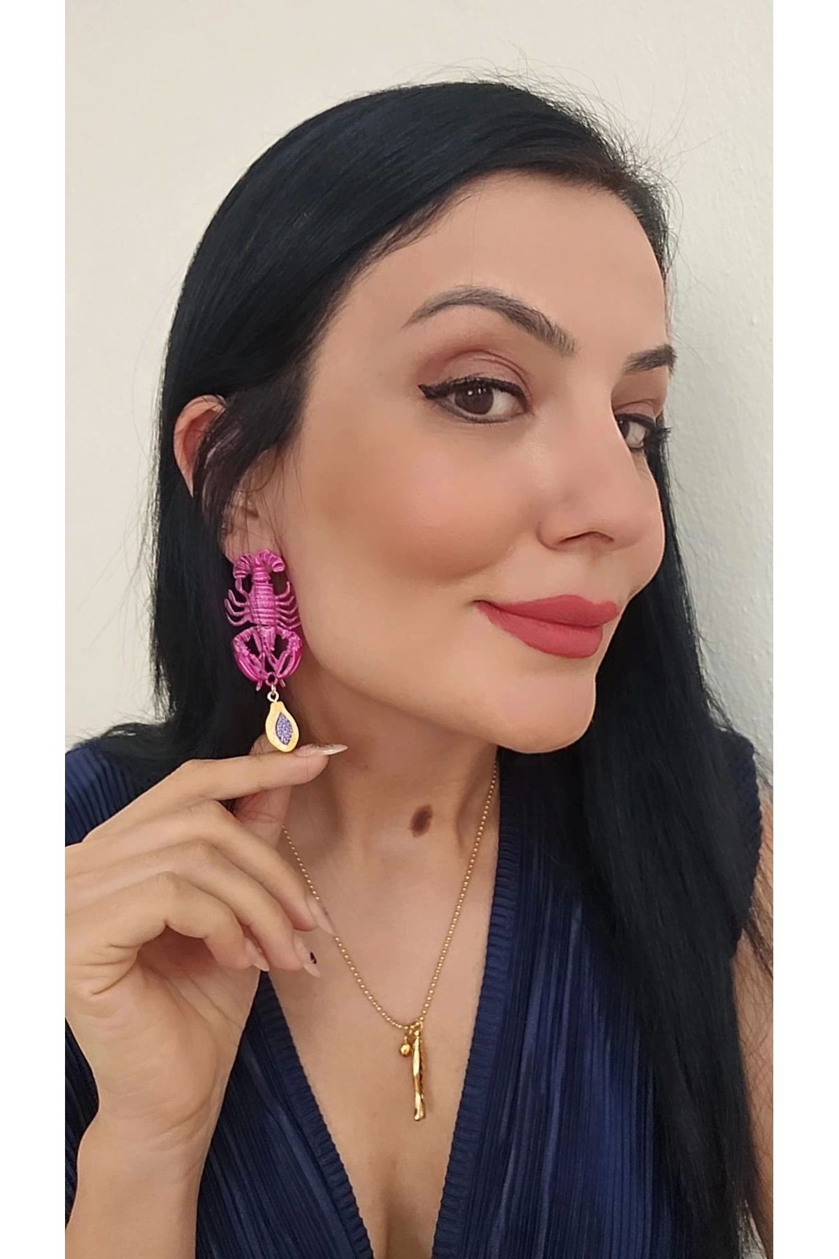 SİBEL AKSESUAR MARKA MODEL KÜPE YENGEÇ