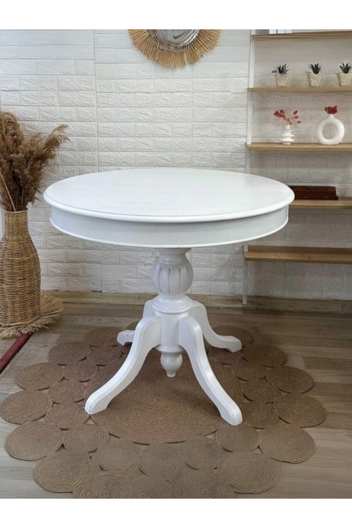 Gazzini Furniture Montclair Baba Ayak Sabit Masa 90x90