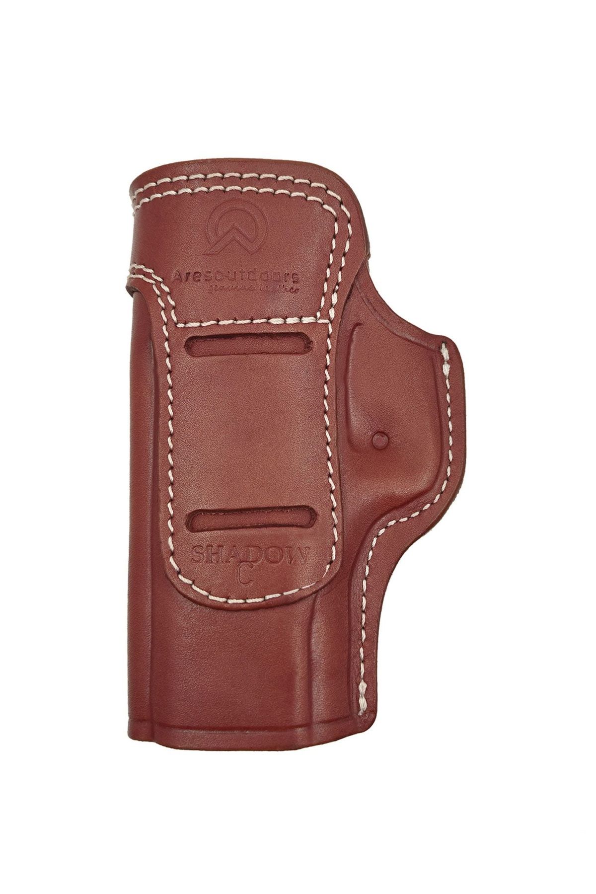 Aresoutdoors CZ Shadow 2 Compact Uyumlu Sağ-Sol El Değişebilir Deri Kahverengi Silah Kılıfı