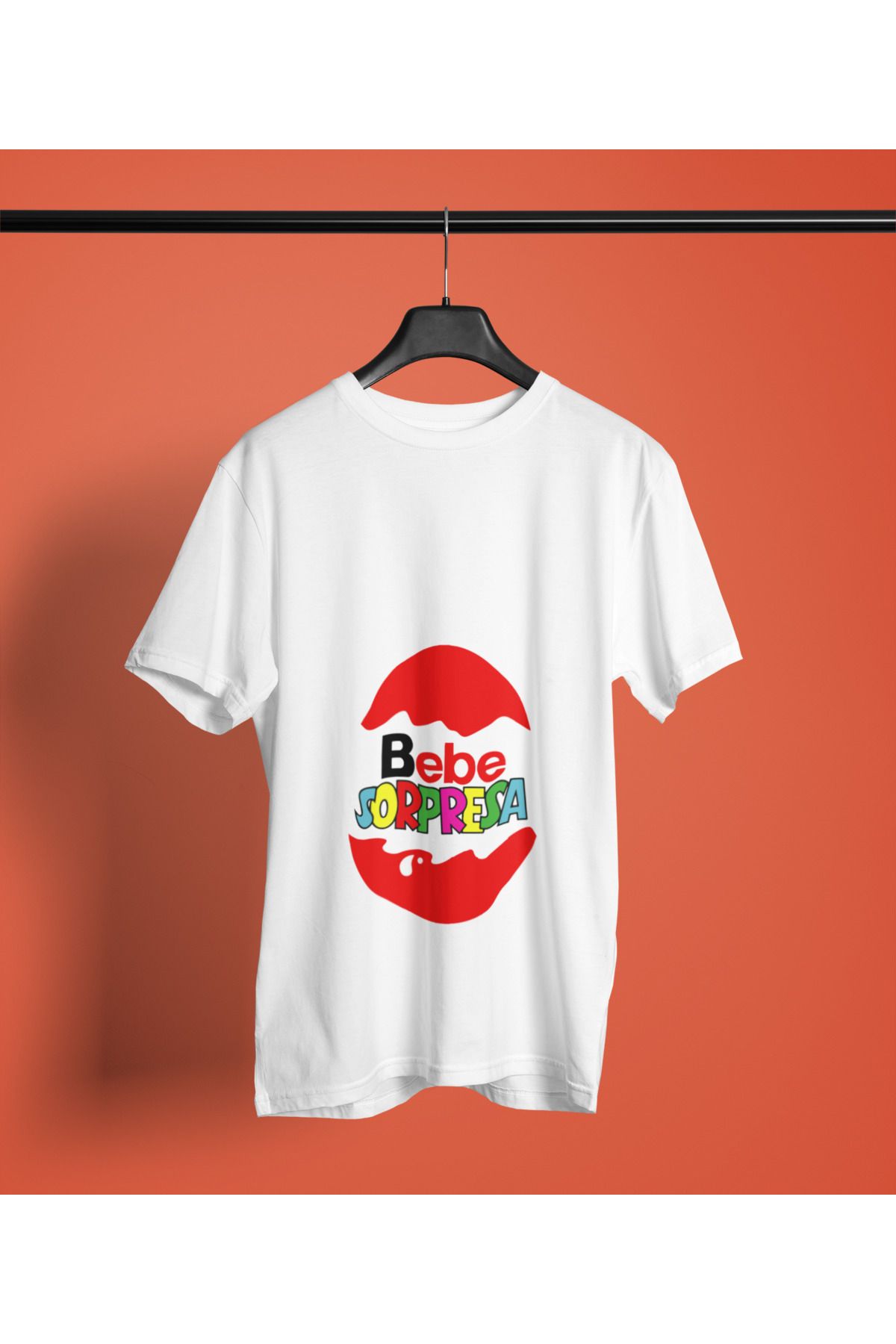 ELFAMİ Kadın Hamile Baskılı T-shirt
