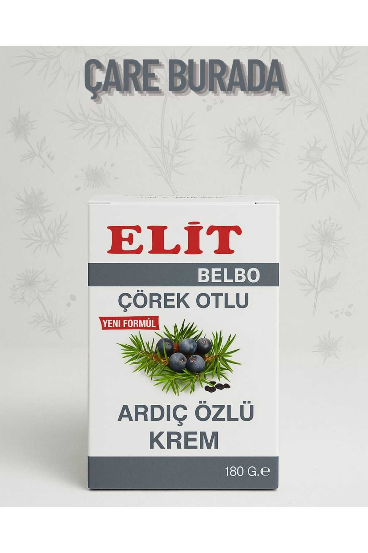 Çare Burada Elit Belbo - Çörekotlu & Ardıç Özlü Krem 180 Gr