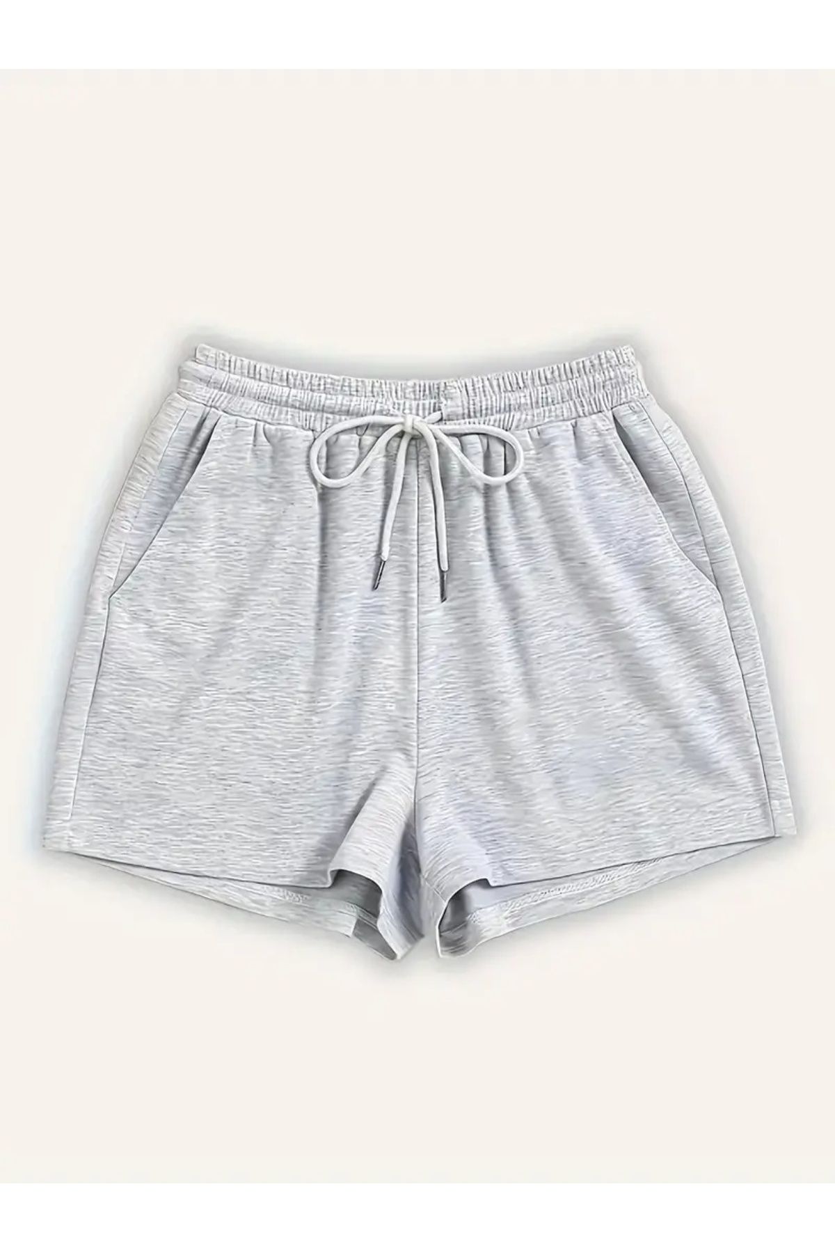 LOSMARY GRİ ESNEK RAHAT KALIP UNISEX ŞORT