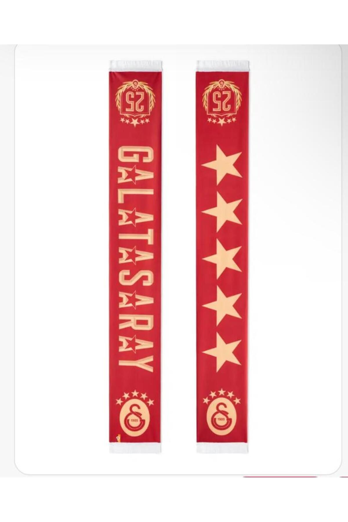 DİJİTA Galatasaray 5 Yıldız Şal Atkı BEŞ YILDIZ