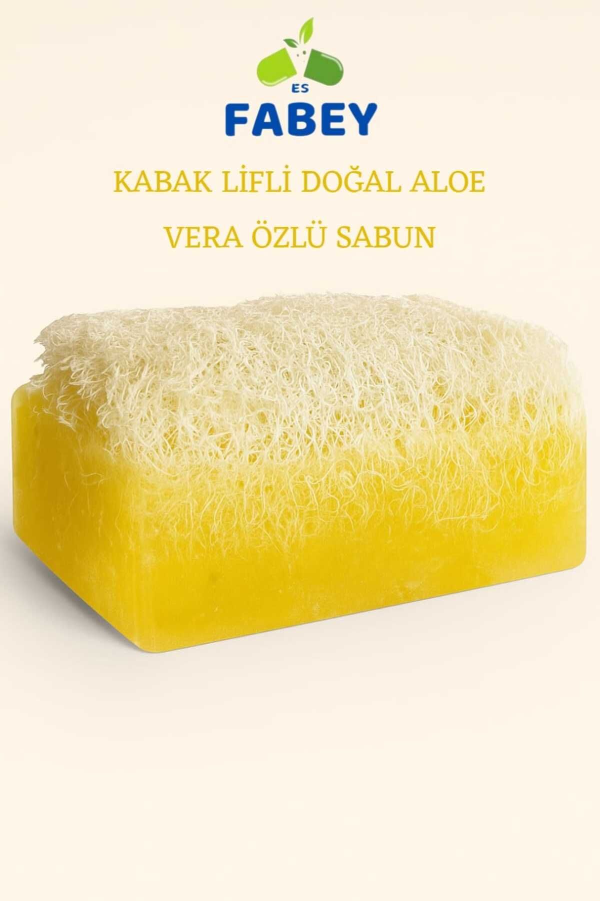 esfabey Kabak Lifli Doğal Aloe Vera Özlü Sabun 130gr