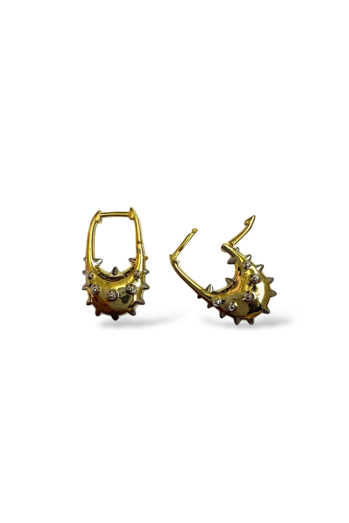 Saras Jewels Croco Halka Küpe