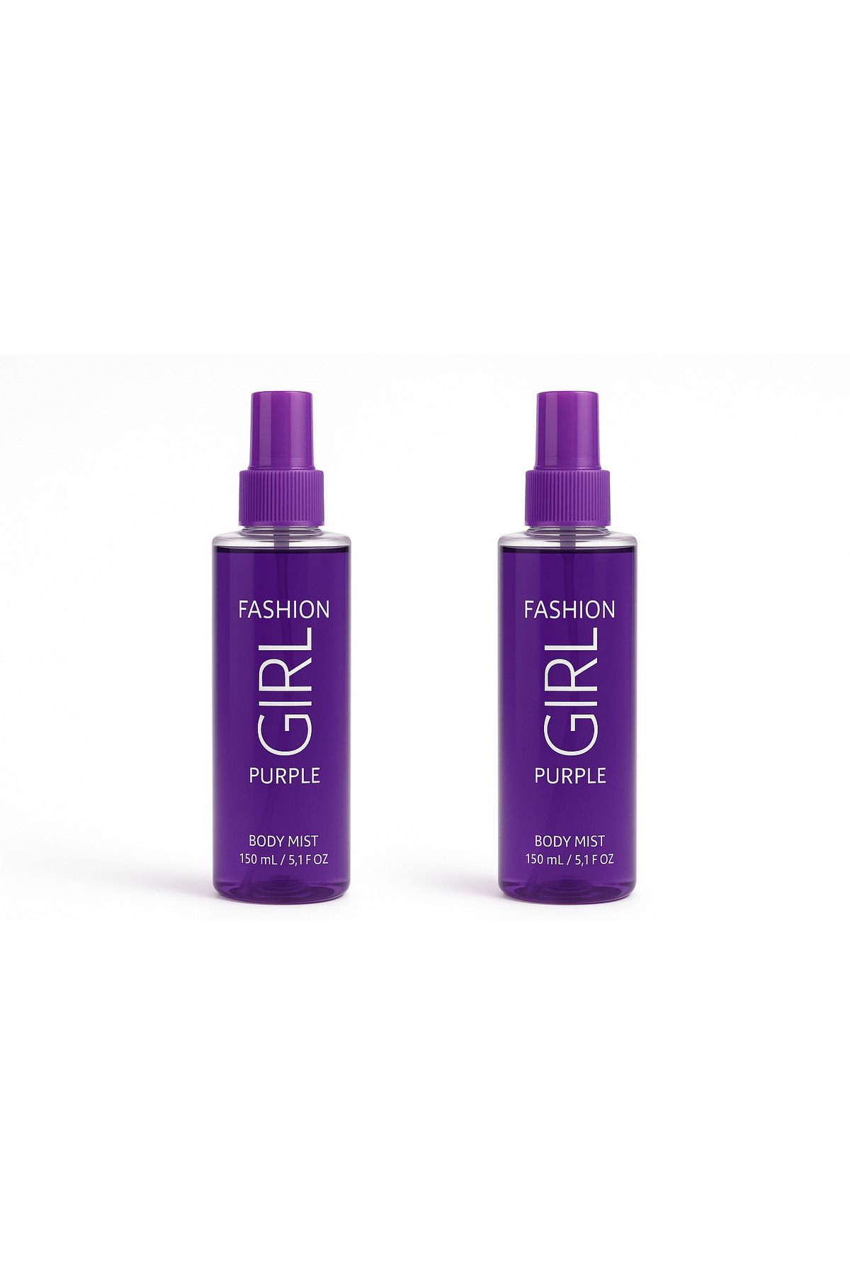 Fashion'Ss Fashion Girl Parfümlü Purple Mor Vücut Spreyi 150 ml Body Mıst 2 li