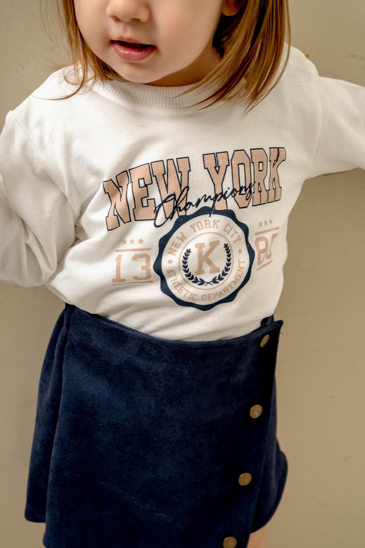 JNF kids Kız Bebek & Çocuk Özel Gün Şort Etekli Kolej Takım (KÜLOTLU ÇORAP HEDİYELİ) fotoğrafı 4 (önizleme)