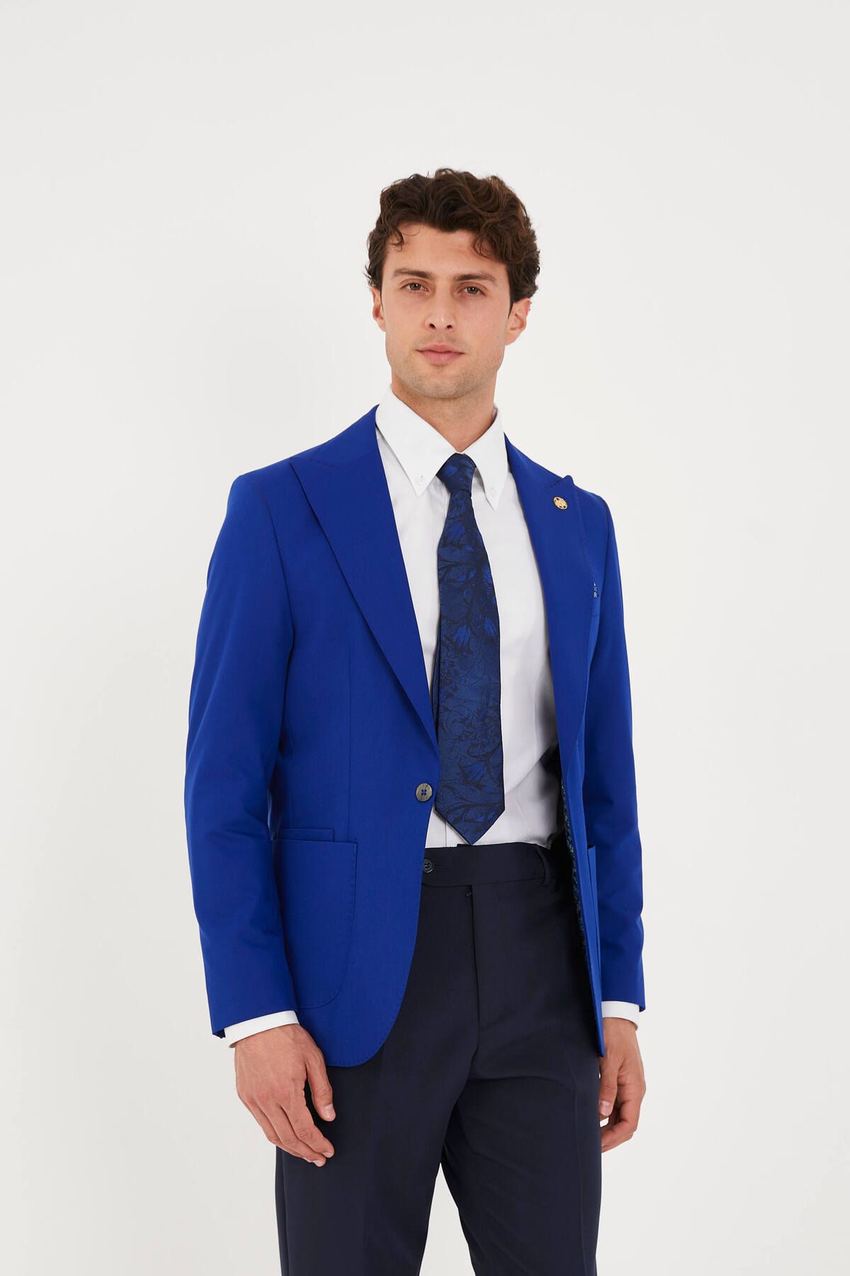 The Tailor Classics Dikiş Detaylı Çift Yırtmaçlı Blazer Ceket