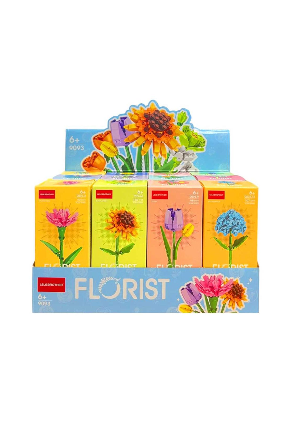 Art Tone PASİFİK ÇİÇEK 9093 12 MODEL 60-150 PARÇA 12 Lİ PAKET DEV SET 6+