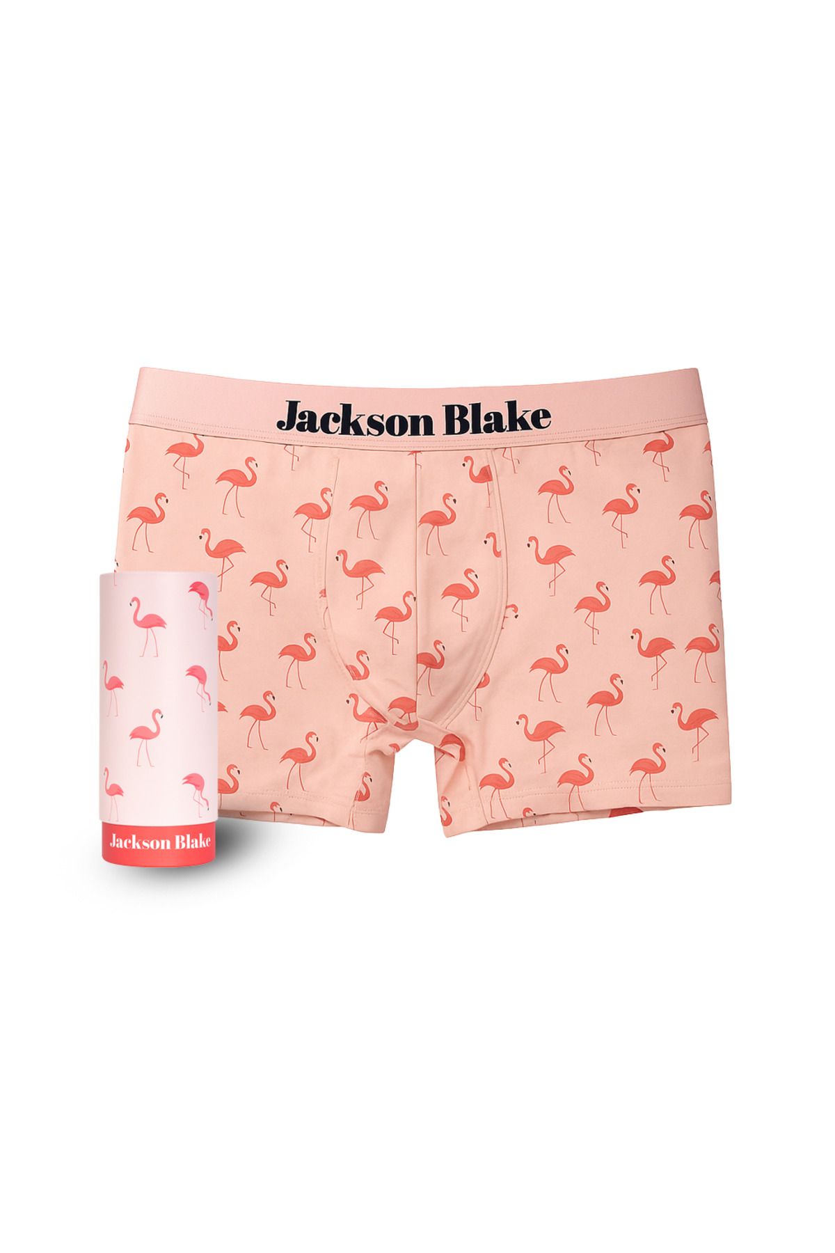Jackson Blake Desenli Erkek Boxer - Flamingo